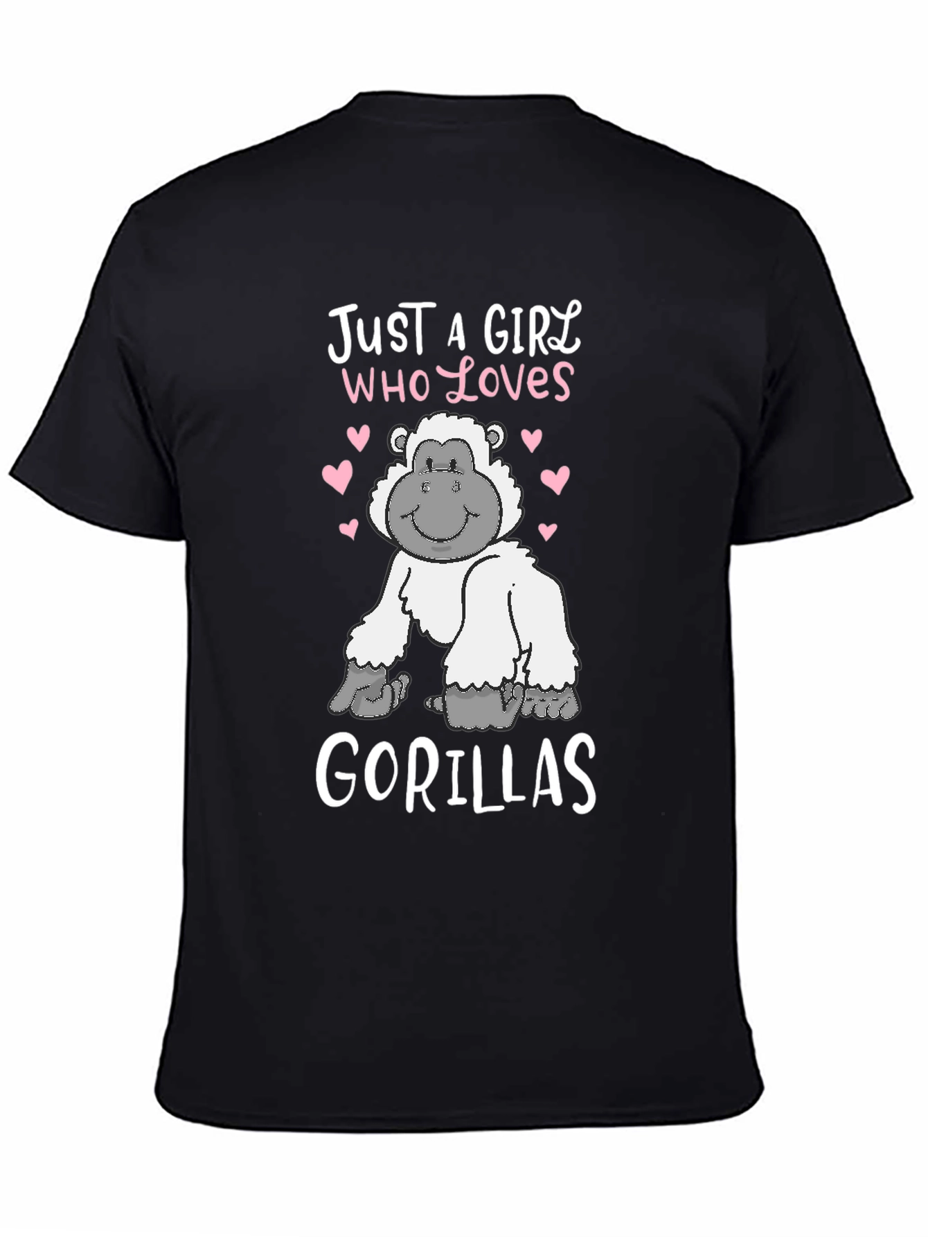 Just a Girl Who Loves Gorillas T-Shirt