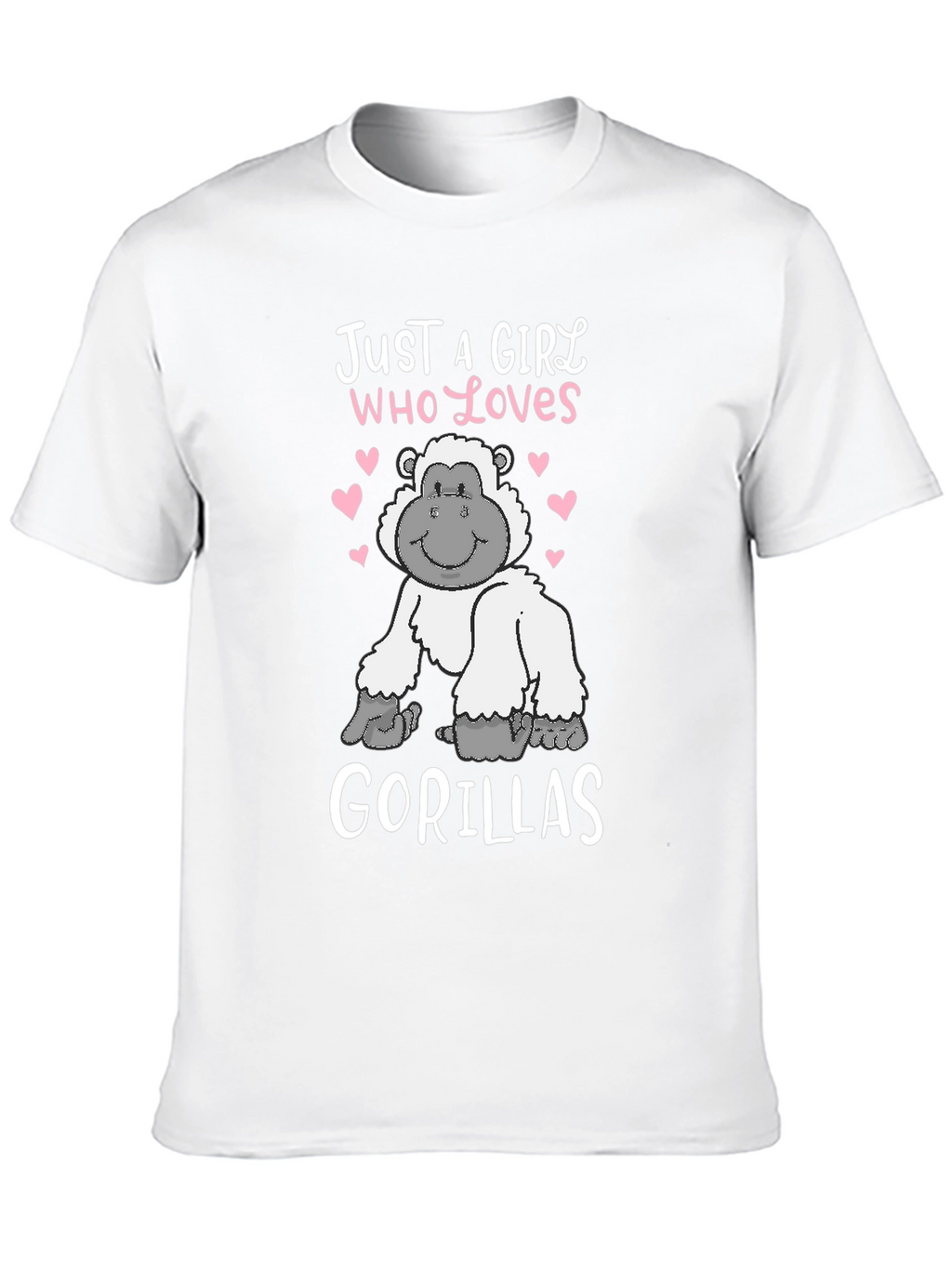Just a Girl Who Loves Gorillas T-Shirt
