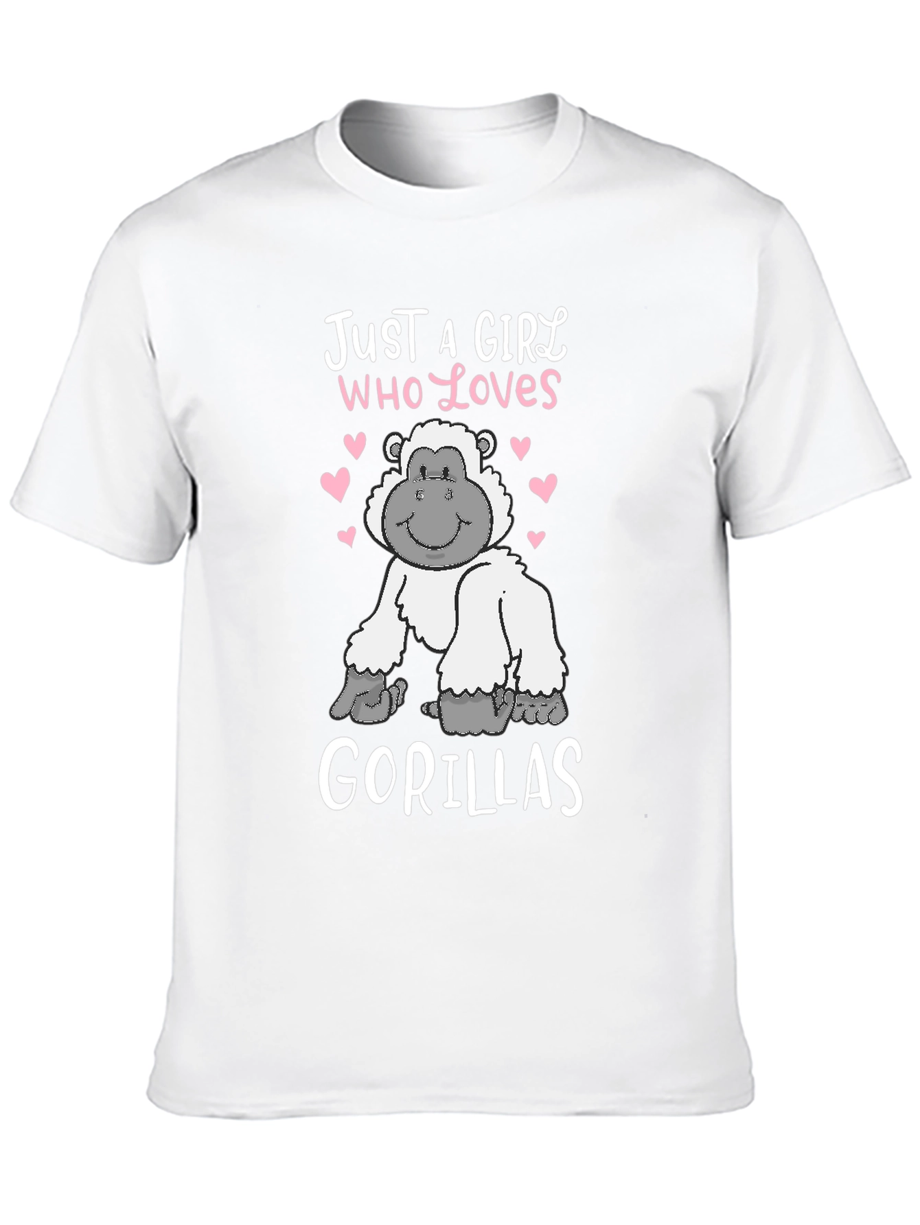 Just a Girl Who Loves Gorillas T-Shirt