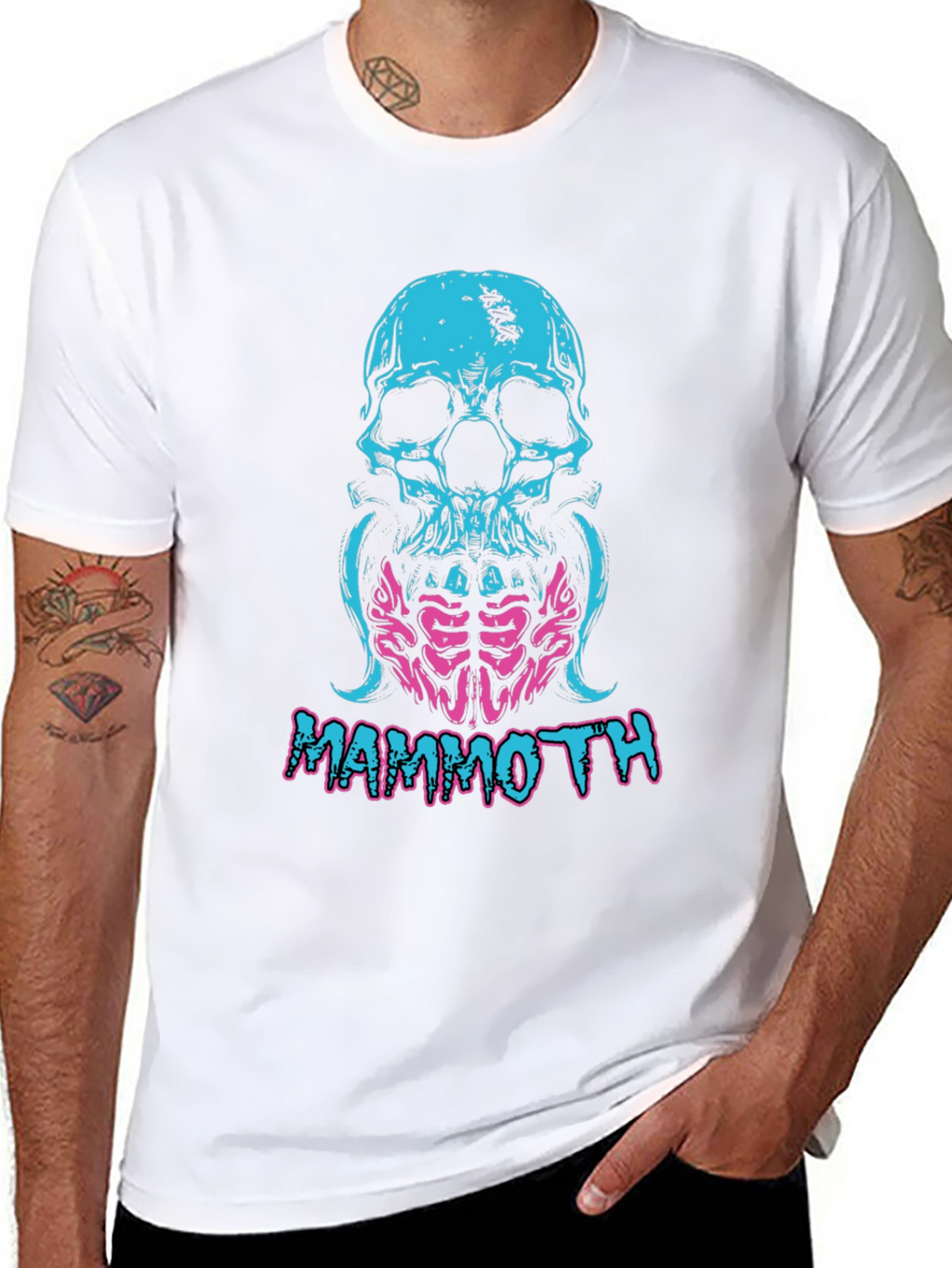 Mammoth Skull Graphic Tee - Cool T-Shirt
