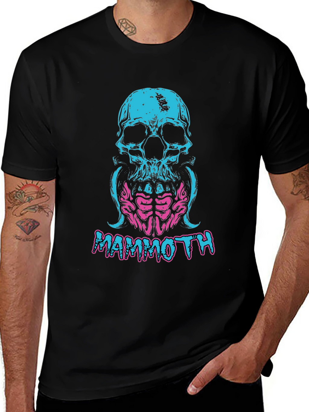 Mammoth Skull Graphic Tee - Cool T-Shirt