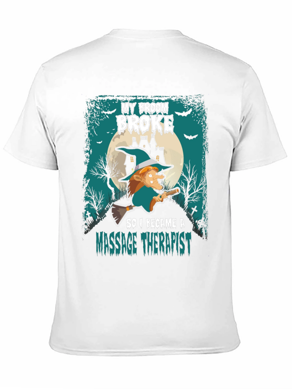 Funny Halloween Witch Massage Therapist T-Shirt