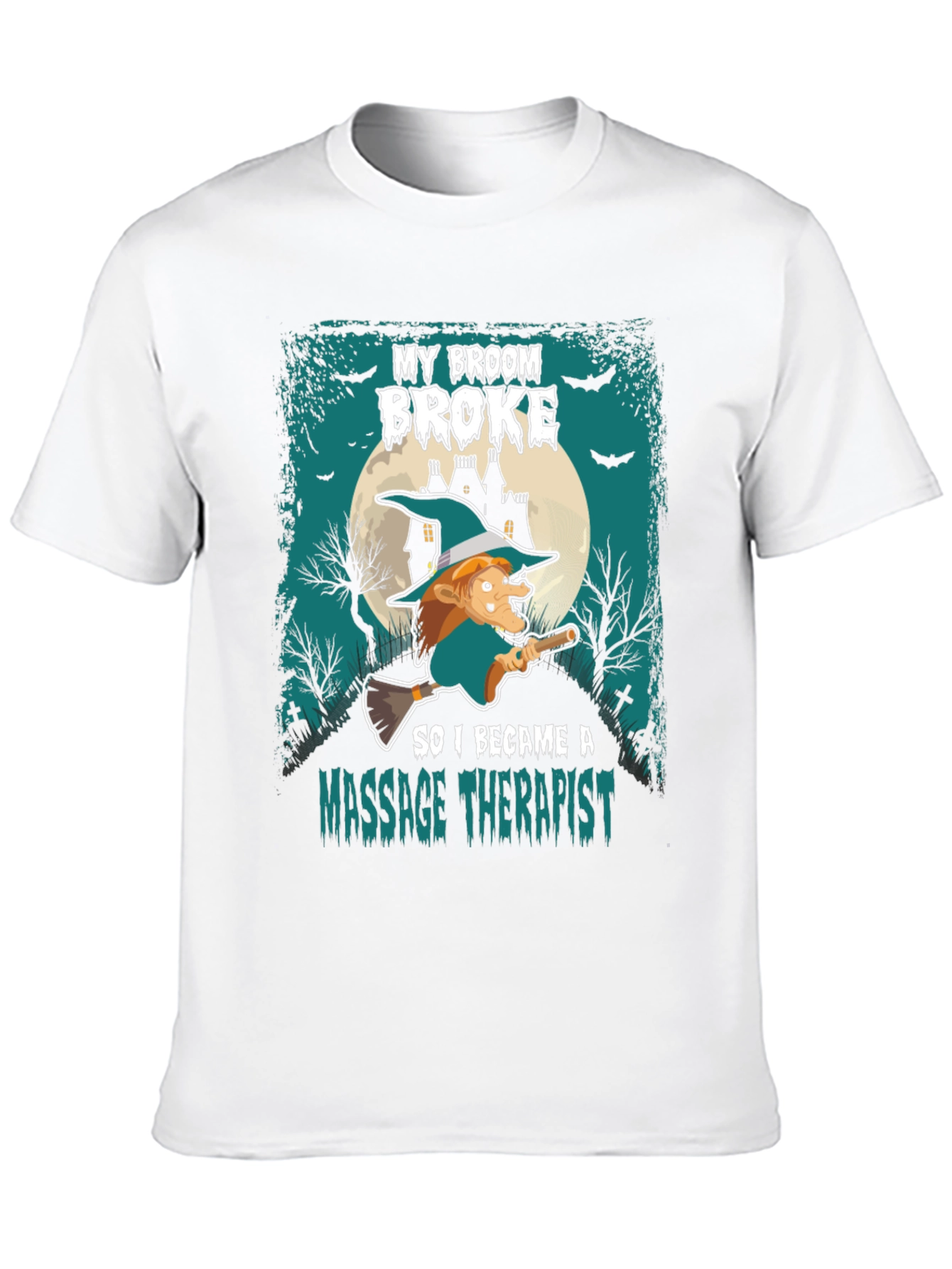 Funny Halloween Witch Massage Therapist T-Shirt
