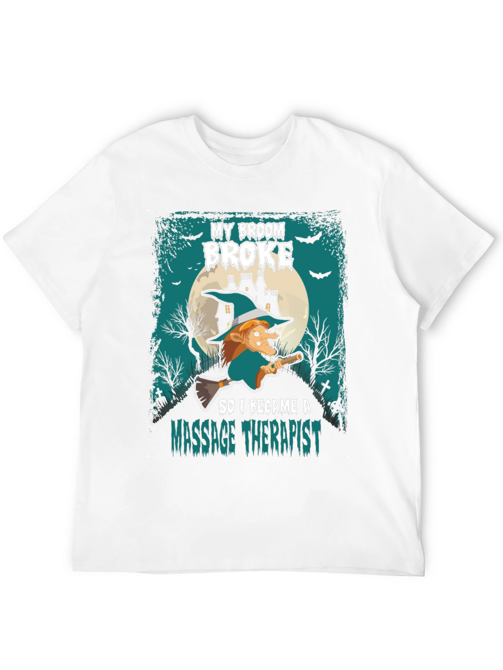 Funny Halloween Witch Massage Therapist T-Shirt