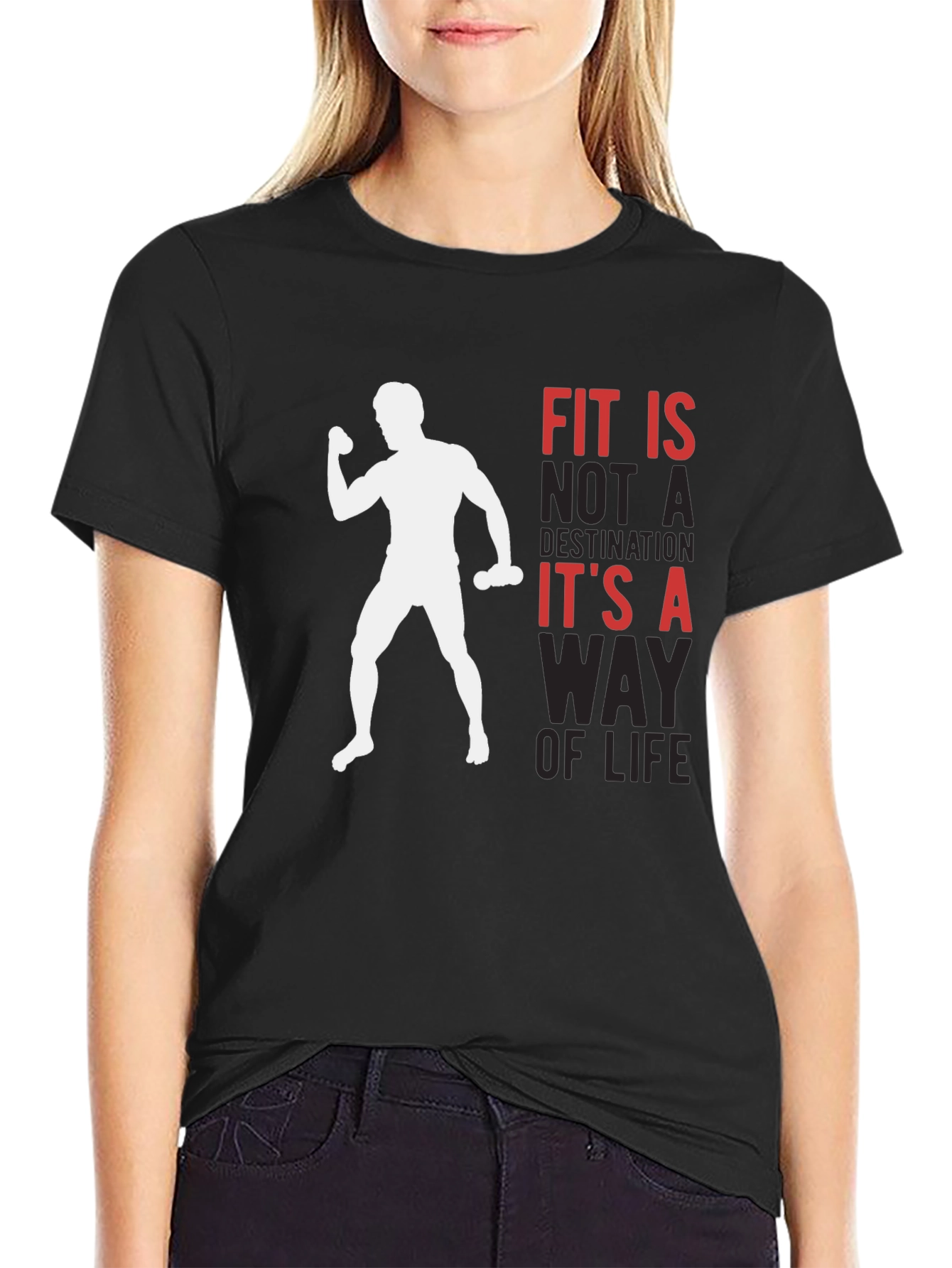 Fit is a Way of Life T-Shirt - Gym Motivation