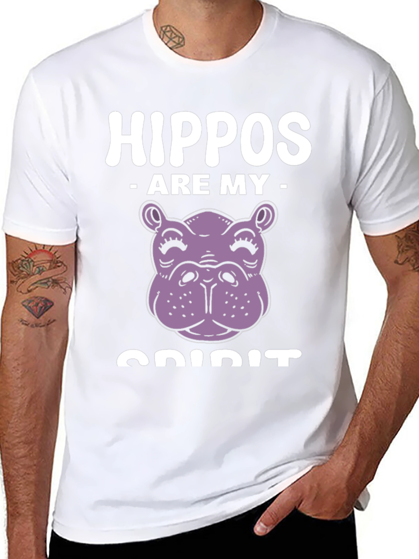 Hippos Are My Spirit Animal T-Shirt