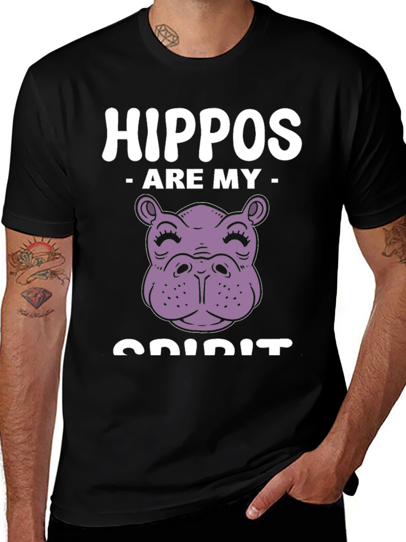 Hippos Are My Spirit Animal T-Shirt