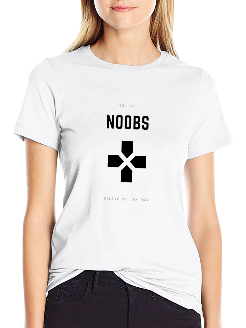 Gaming NOOBS T-Shirt - Black Cotton Tee