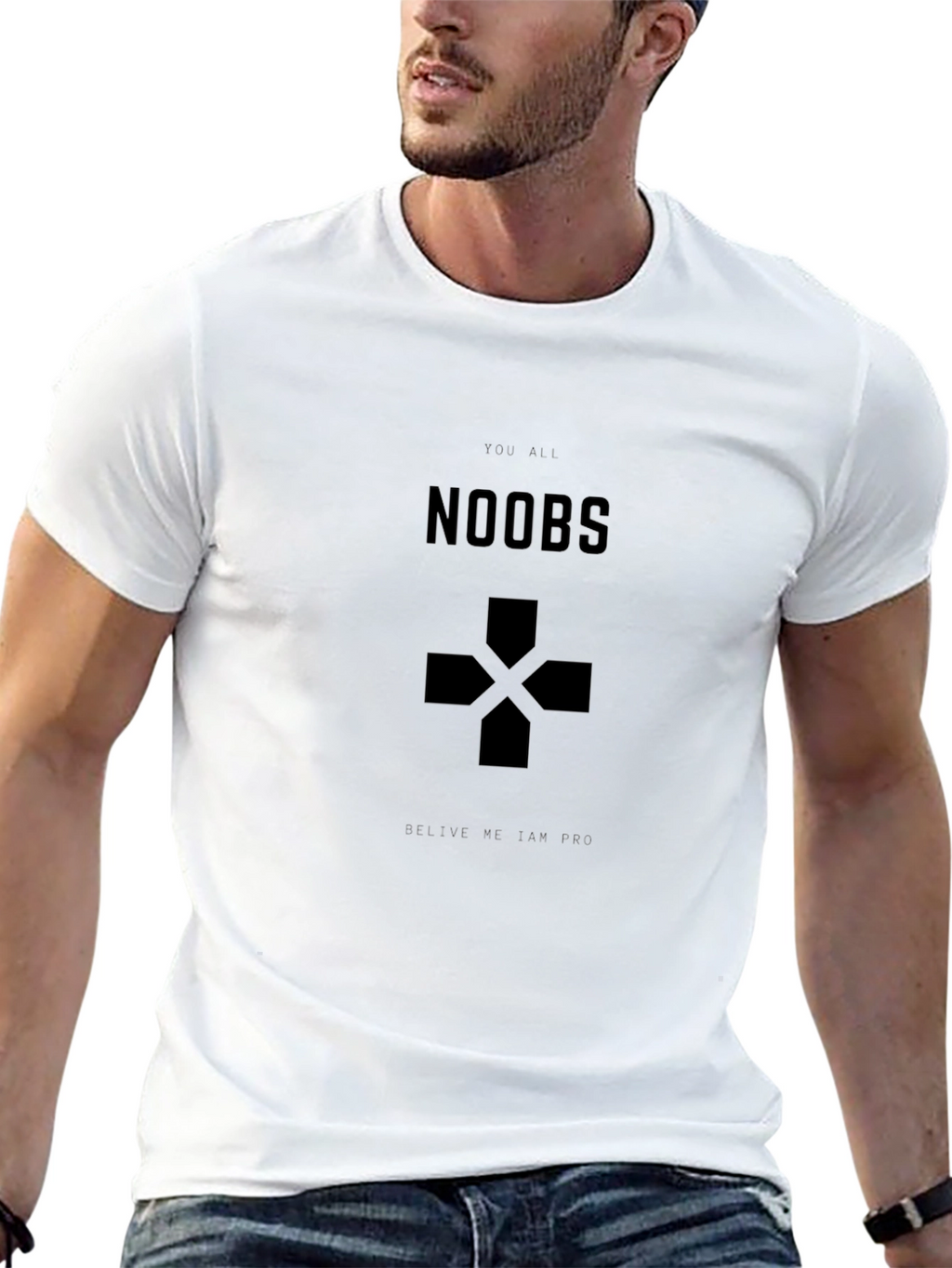 Gaming NOOBS T-Shirt - Black Cotton Tee