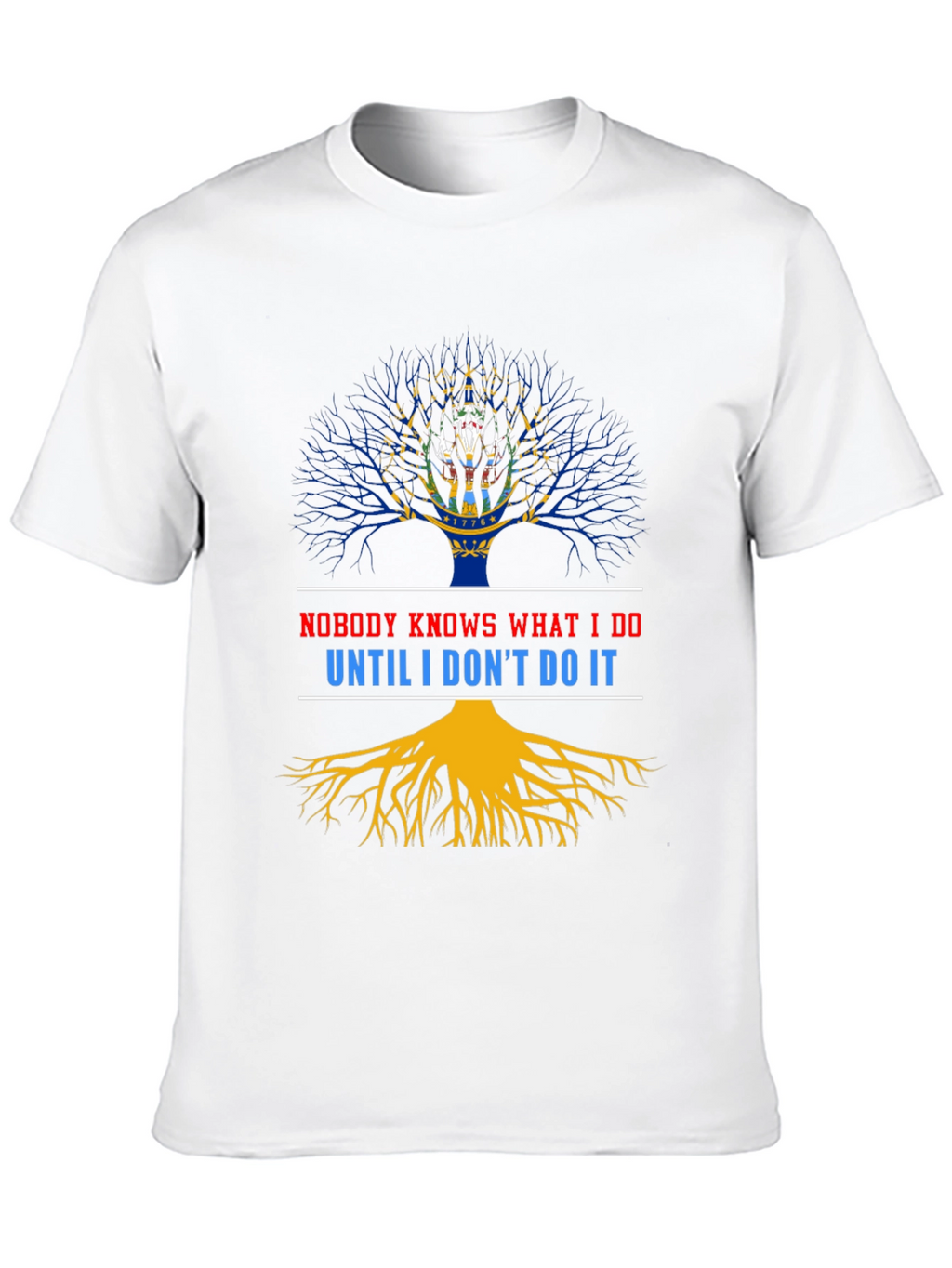 Nobody Knows What I Do Tree Graphic Tee