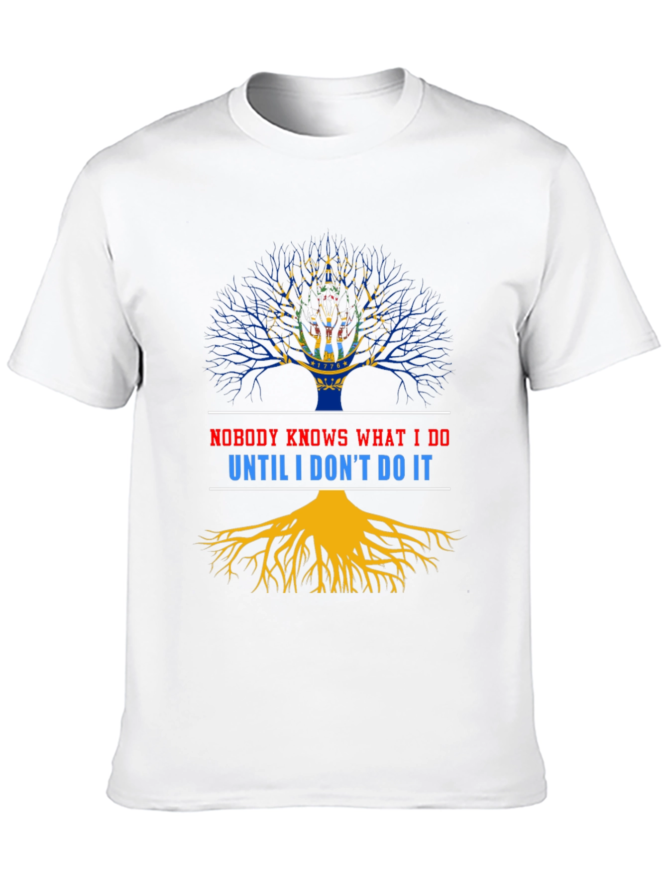 Nobody Knows What I Do Tree Graphic Tee