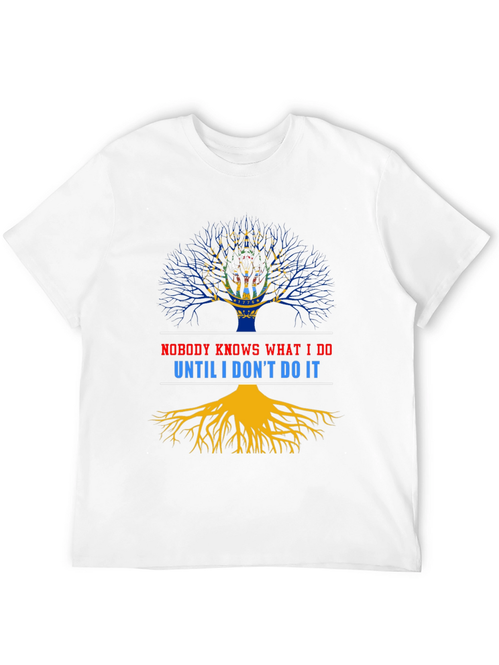 Nobody Knows What I Do Tree Graphic Tee