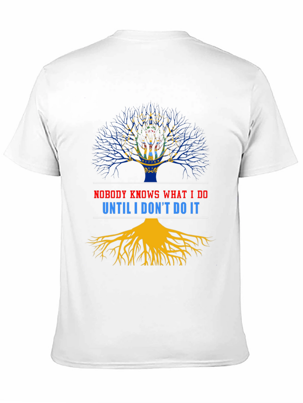 Nobody Knows What I Do Tree Graphic Tee
