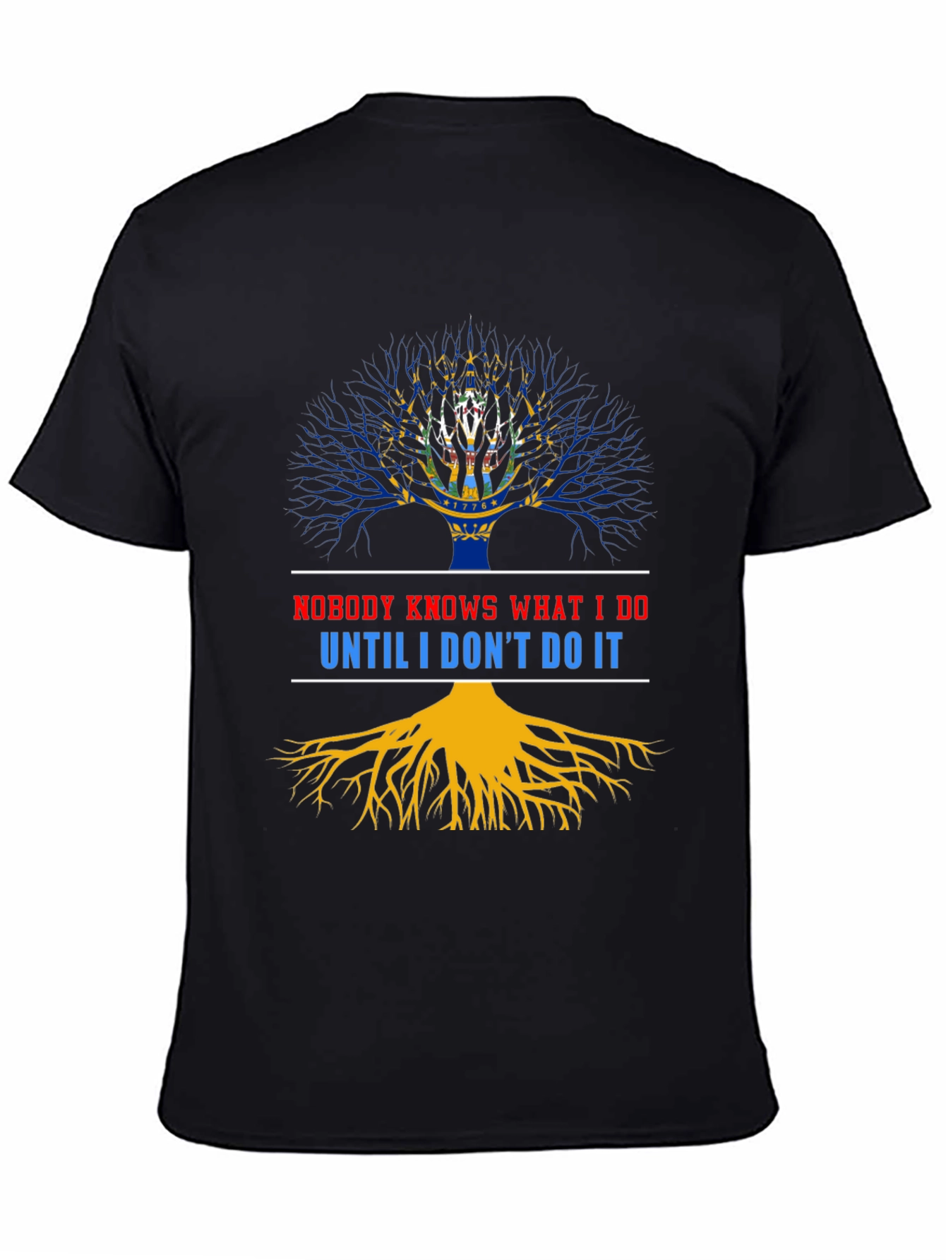 Nobody Knows What I Do Tree Graphic Tee