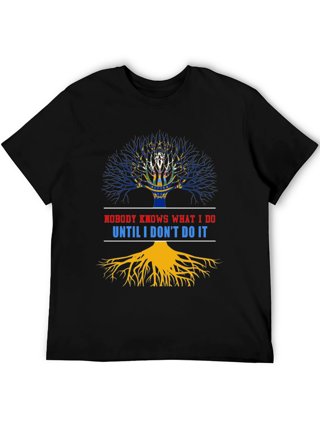 Nobody Knows What I Do Tree Graphic Tee