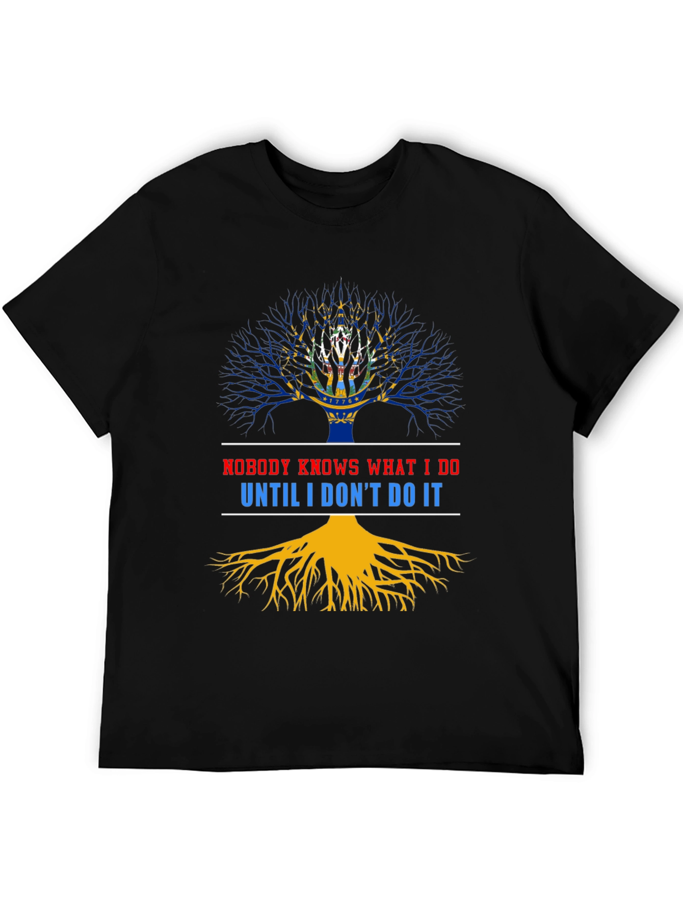 Nobody Knows What I Do Tree Graphic Tee