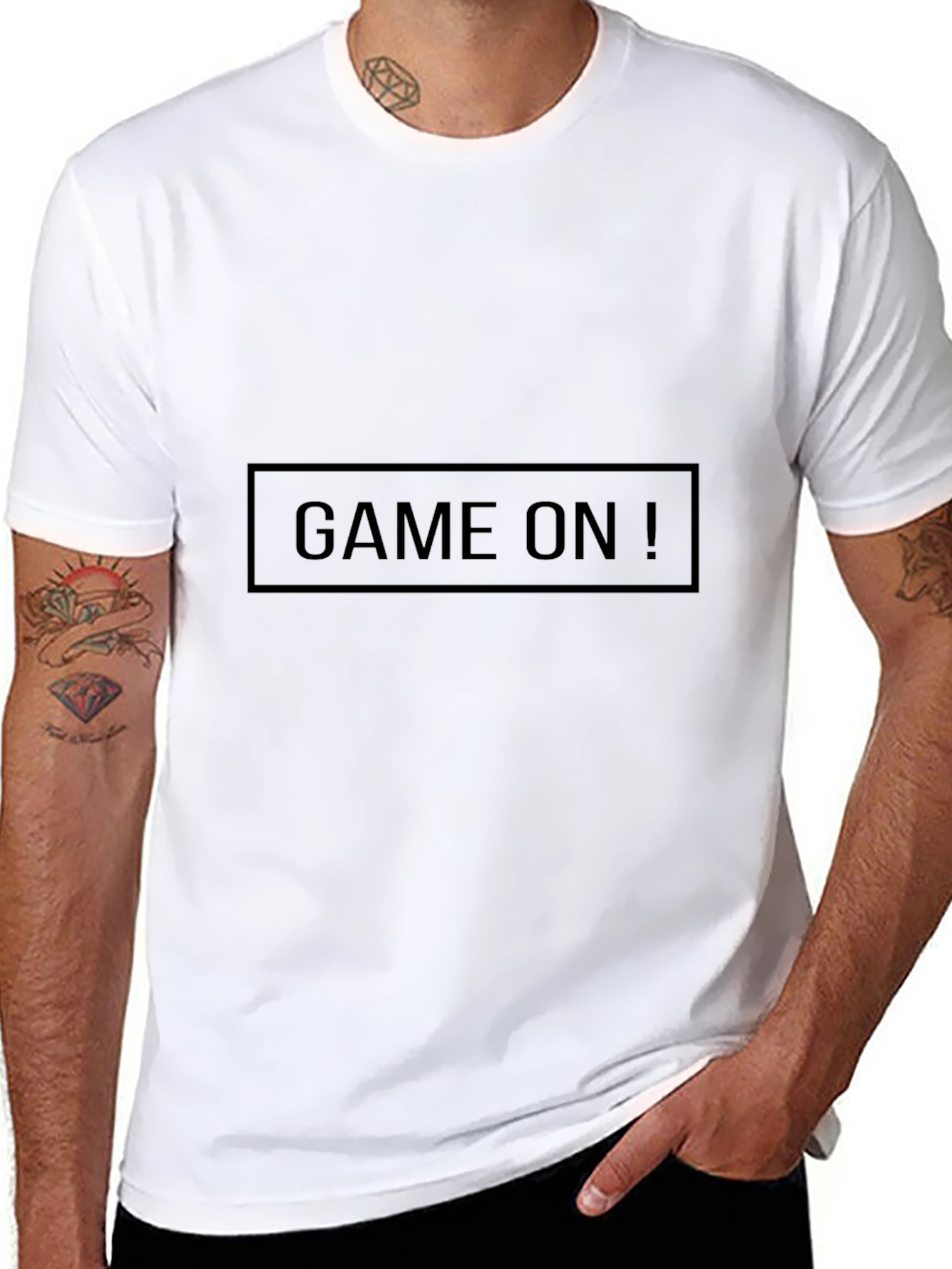 Game On! Black Graphic Tee