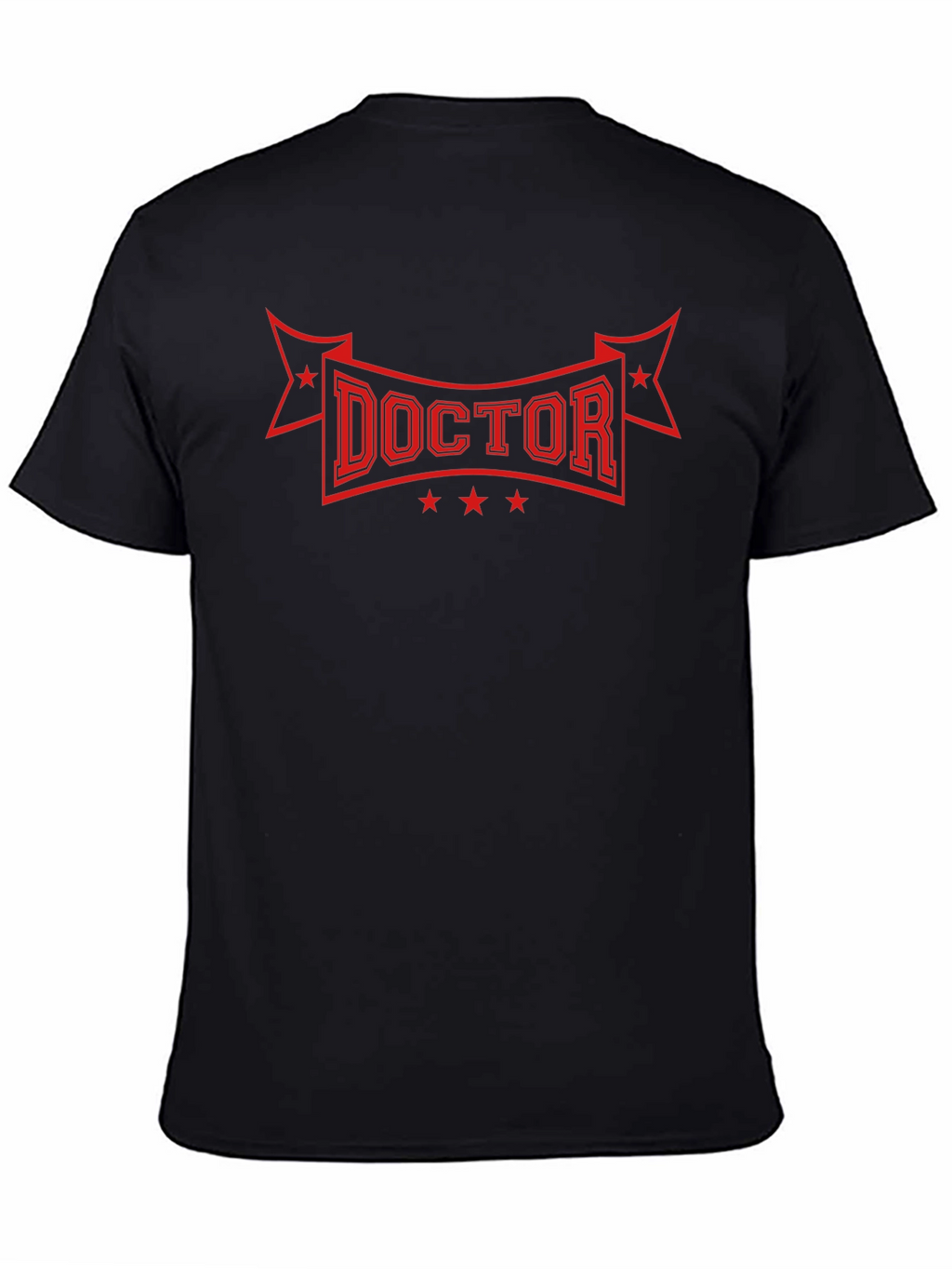 Doctor T-Shirt - Red Graphic Print