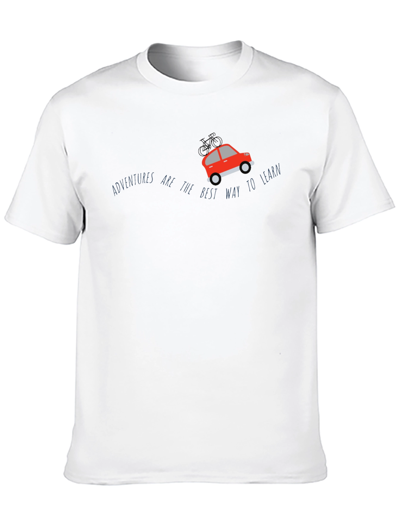 Adventure Awaits Graphic Tee - Stylish Black T-Shirt