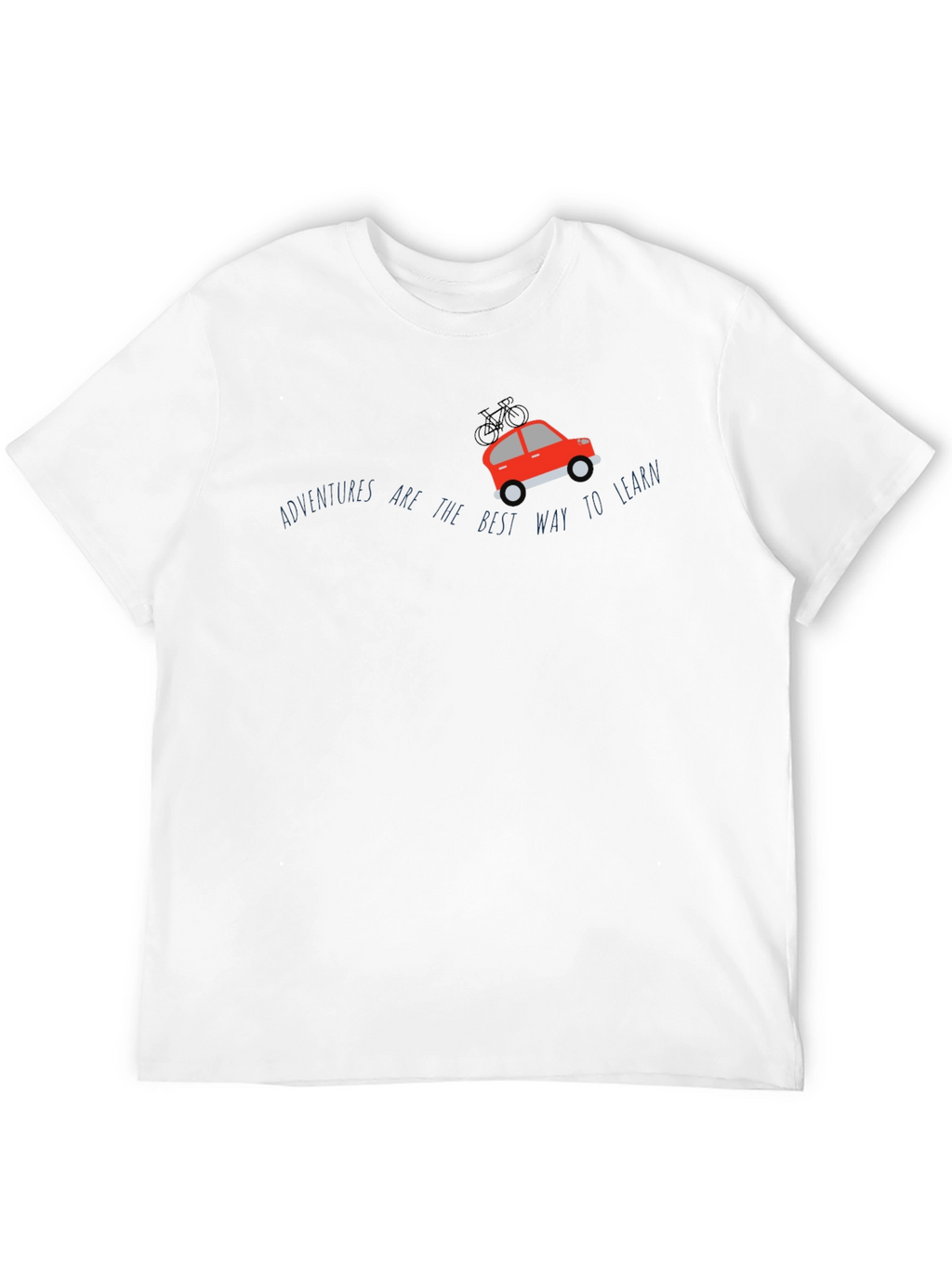Adventure Awaits Graphic Tee - Stylish Black T-Shirt