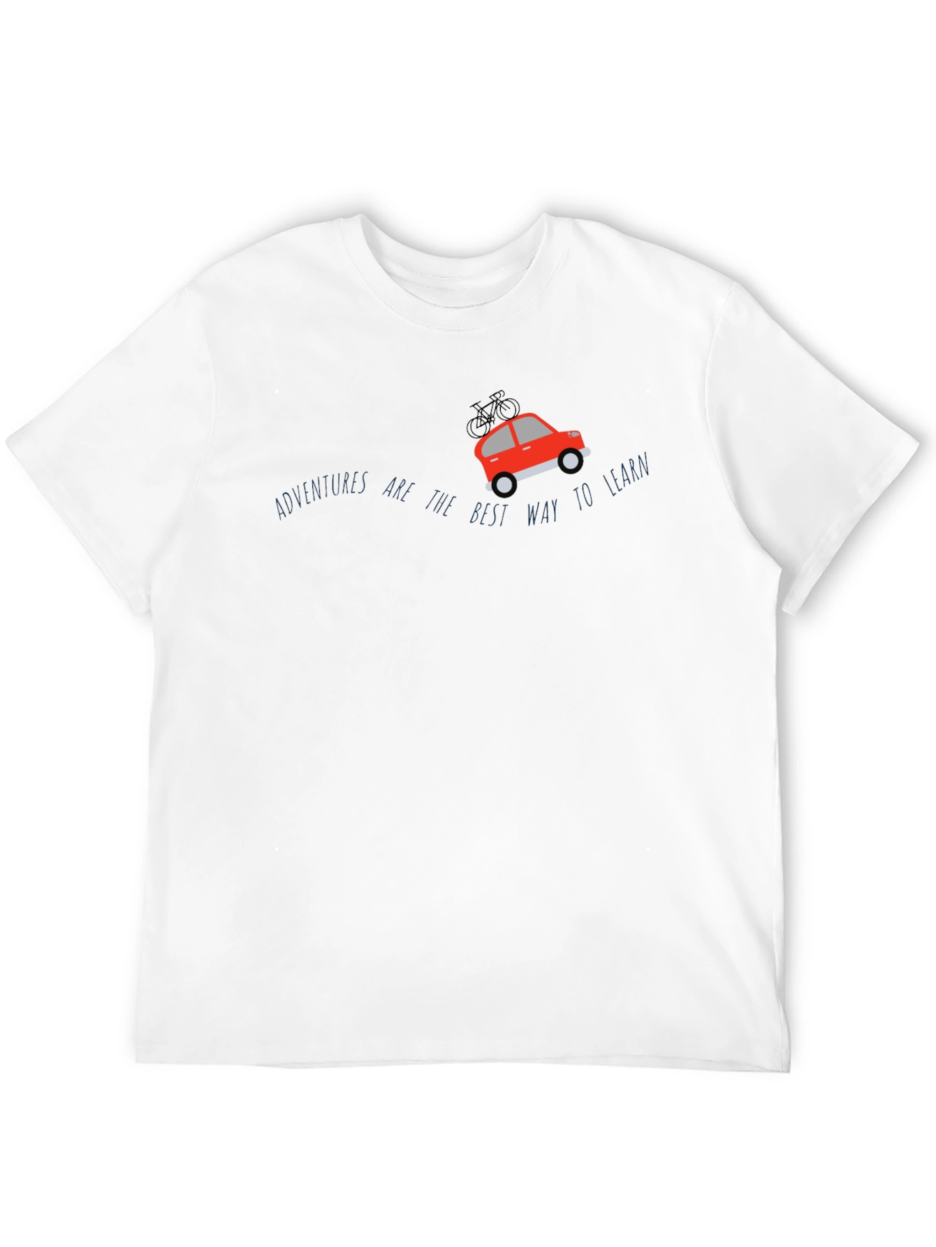 Adventure Awaits Graphic Tee - Stylish Black T-Shirt