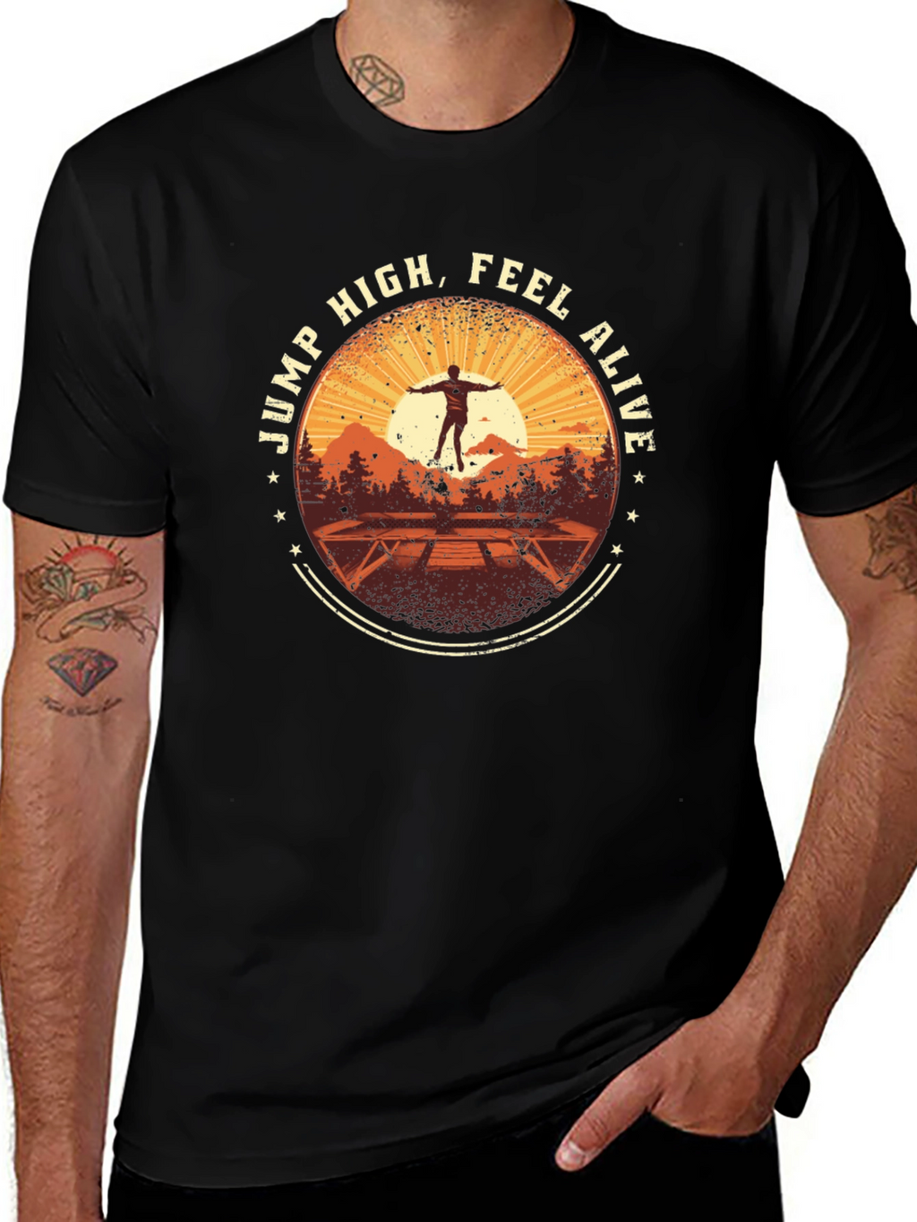 Jump High Feel Alive Graphic Tee