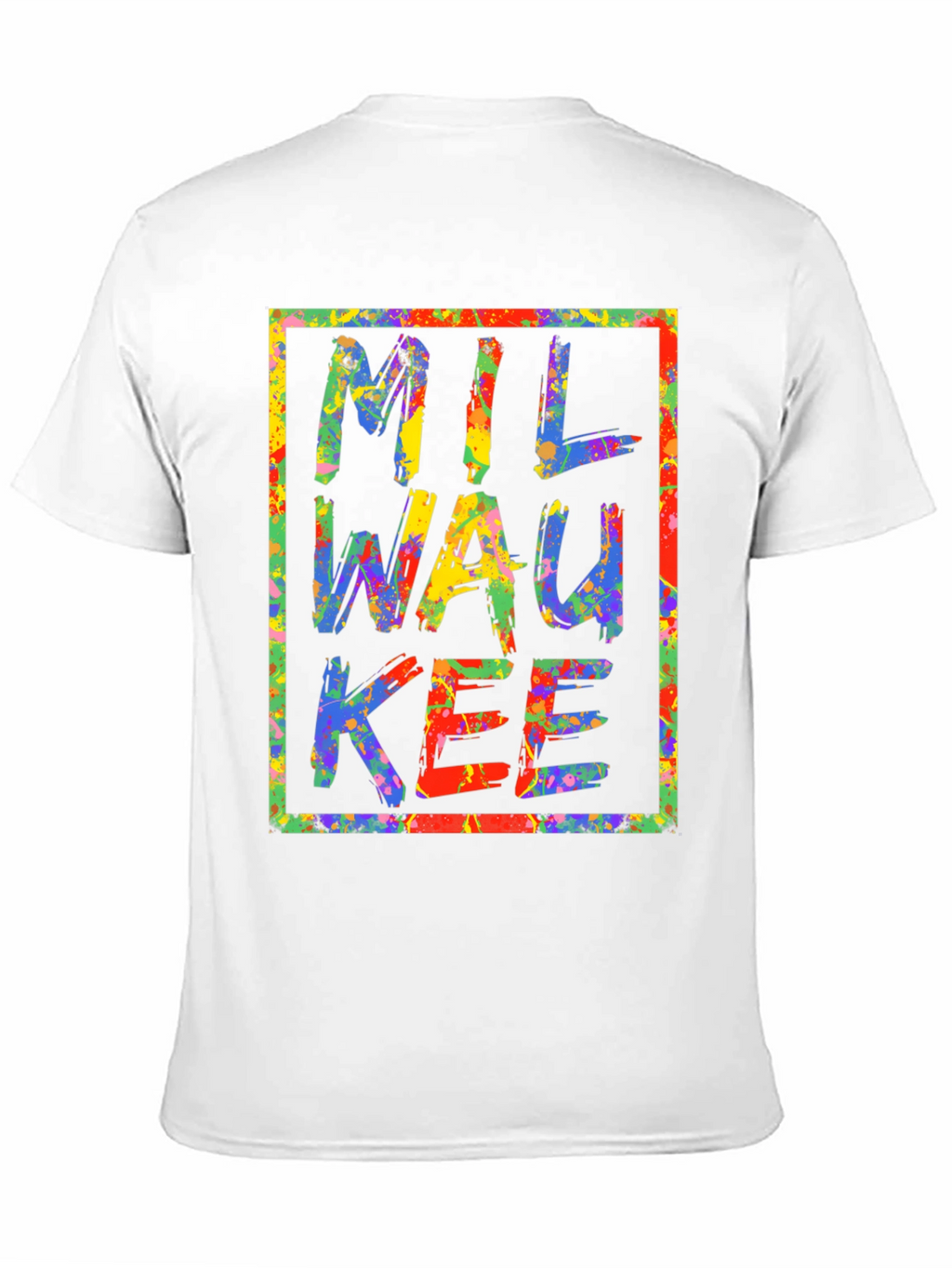 Milwaukee Splatter Paint Graphic Tee - Unique City Pride