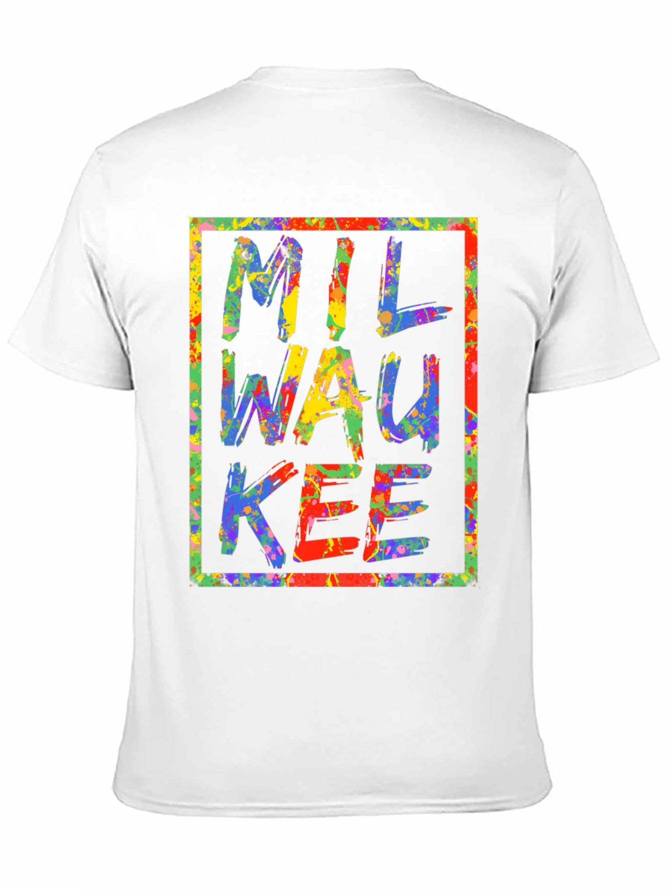 Milwaukee Splatter Paint Graphic Tee - Unique City Pride