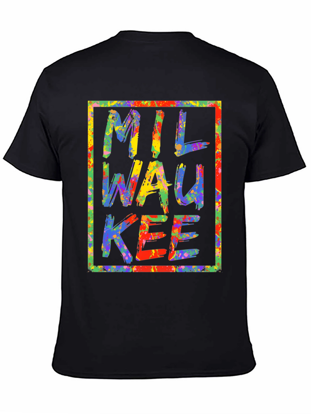Milwaukee Splatter Paint Graphic Tee - Unique City Pride