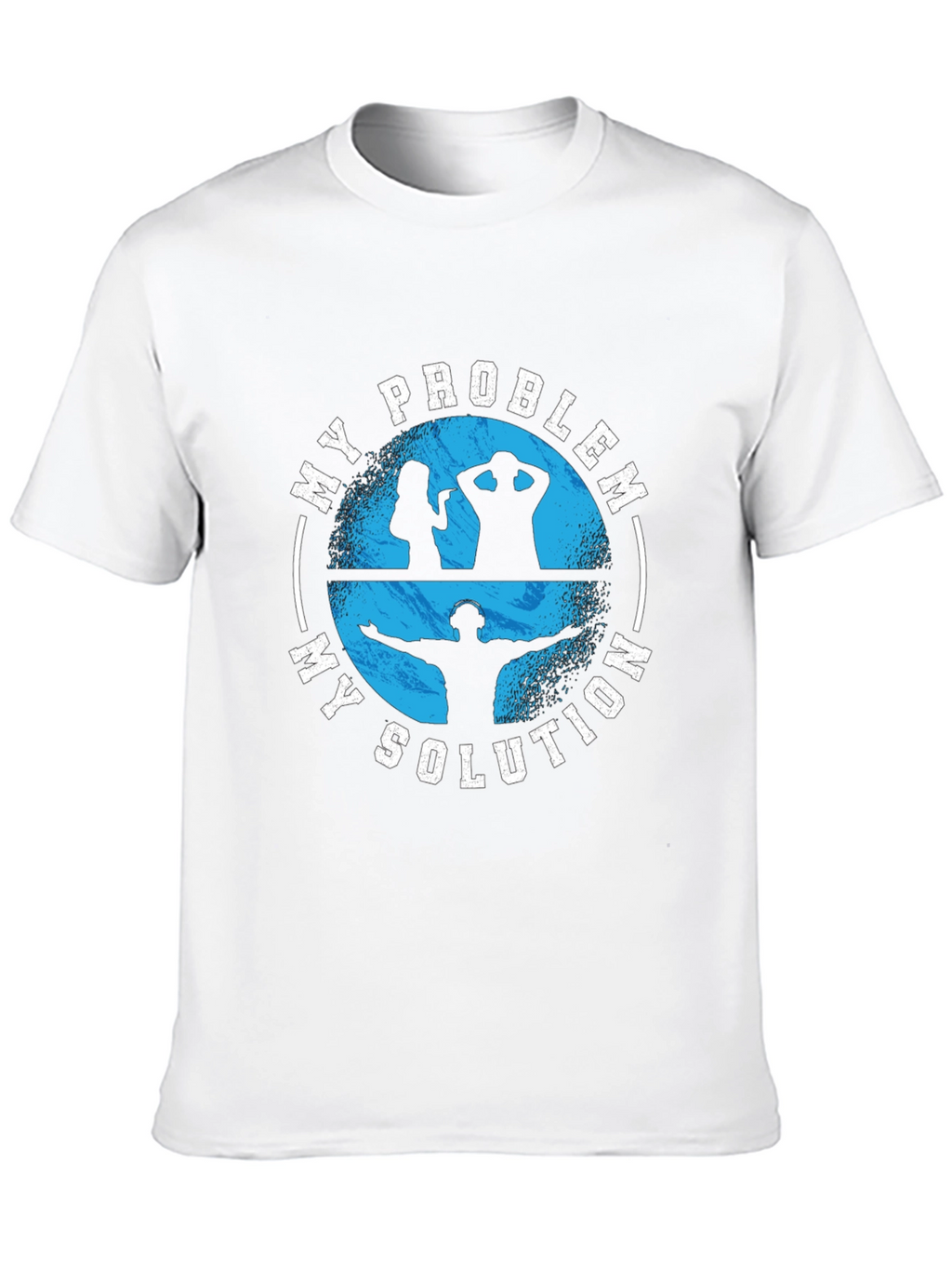 My Problem My Solution Black Graphic T-Shirt