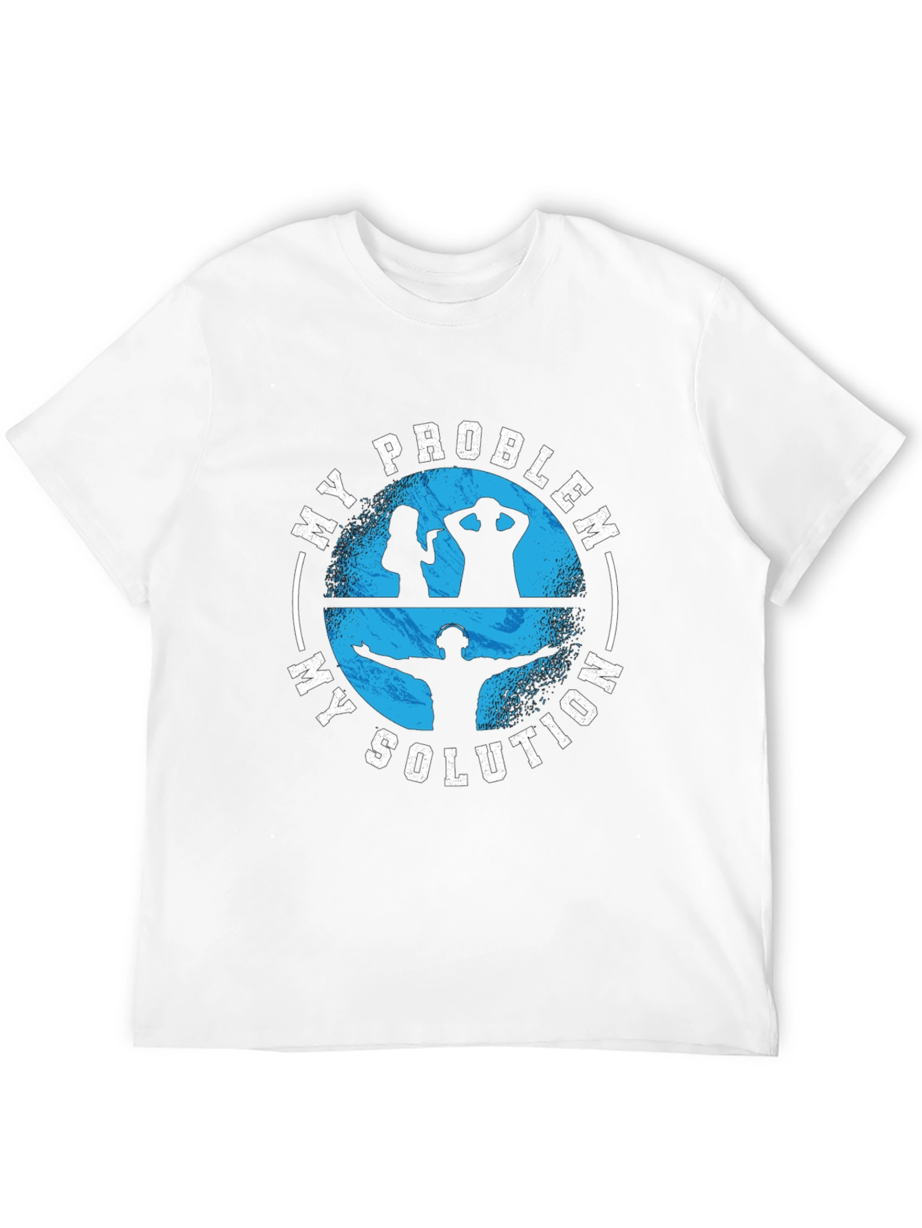 My Problem My Solution Black Graphic T-Shirt