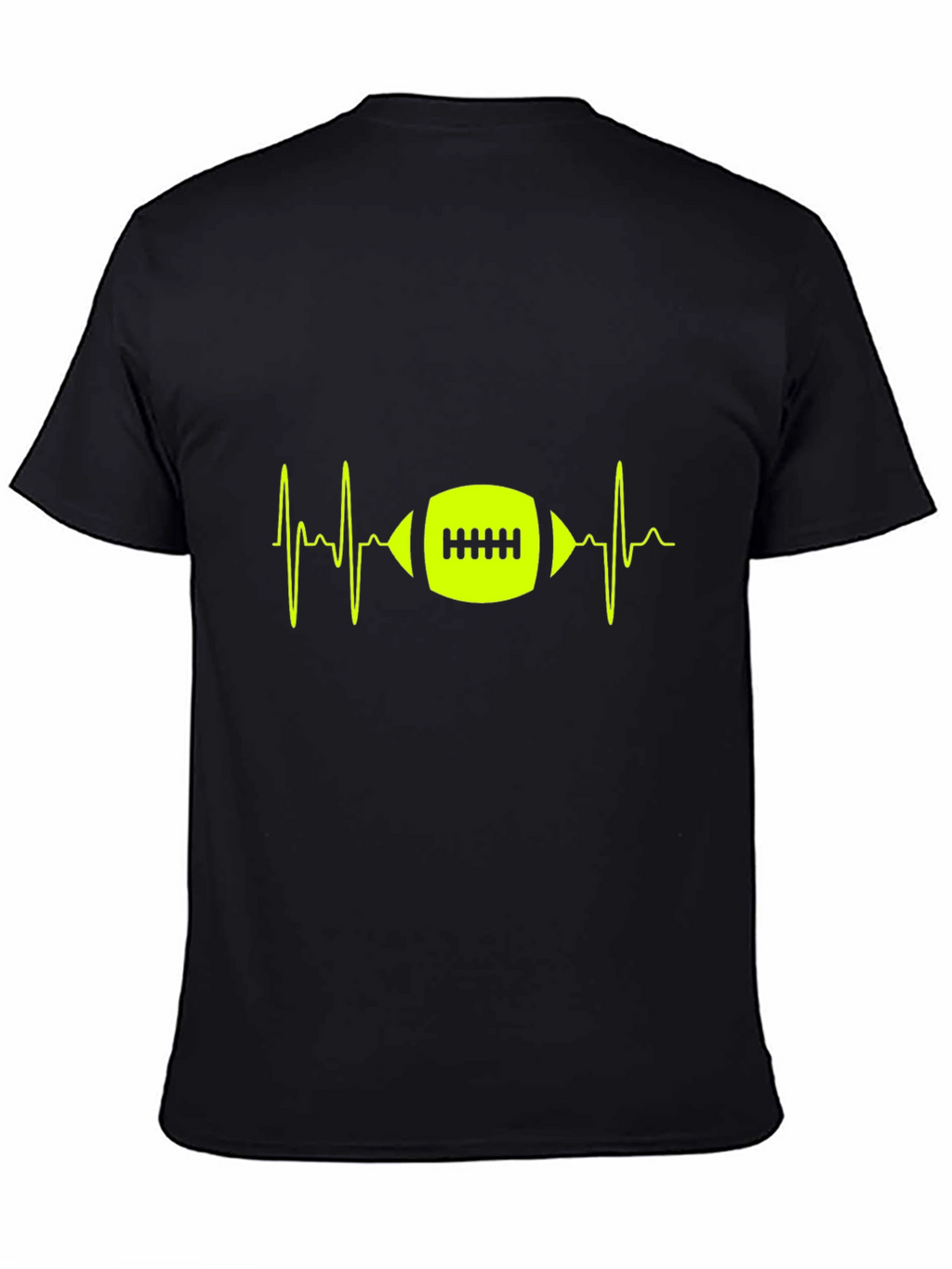 Football Heartbeat Graphic Tee