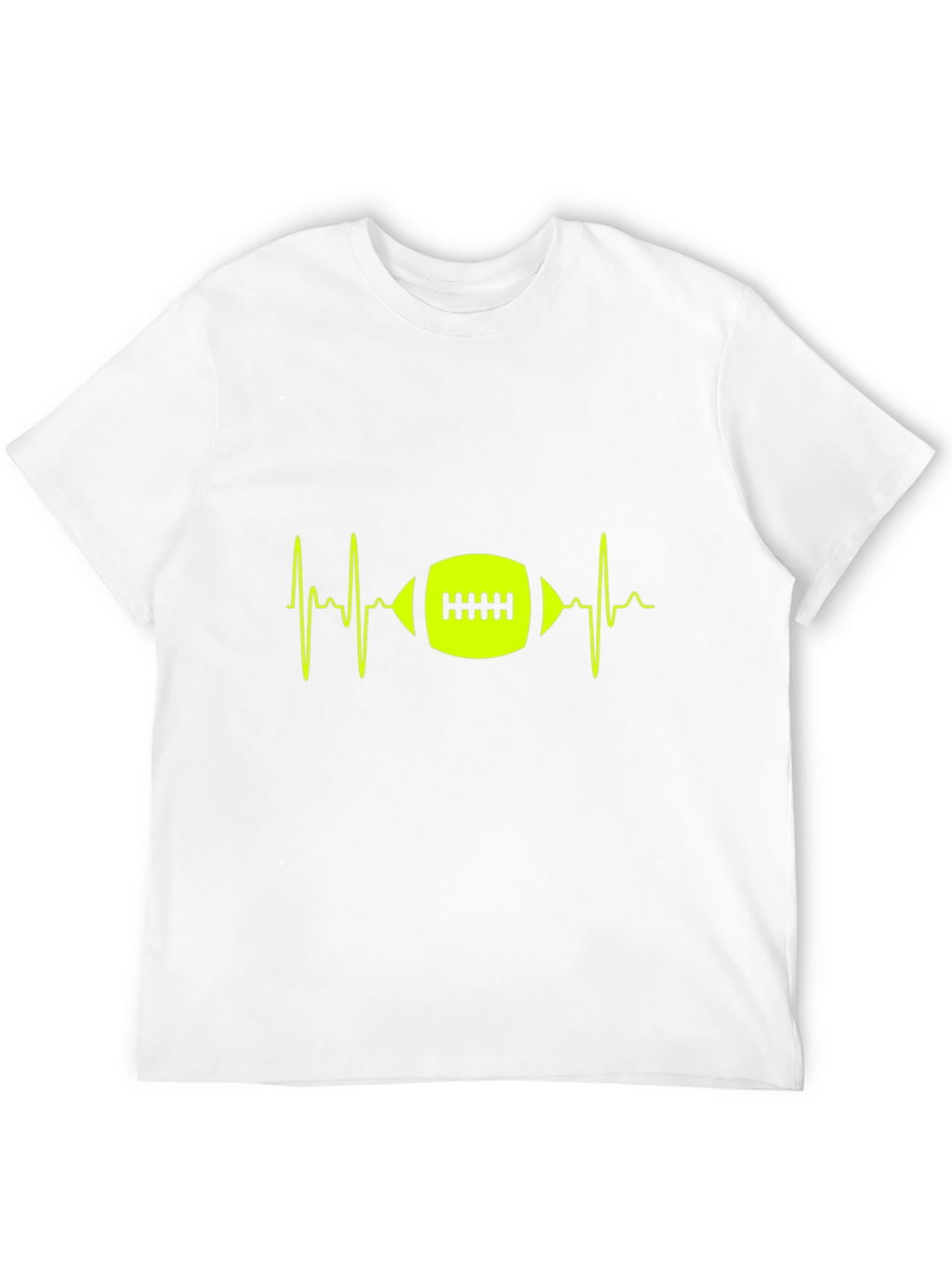 Football Heartbeat Graphic Tee