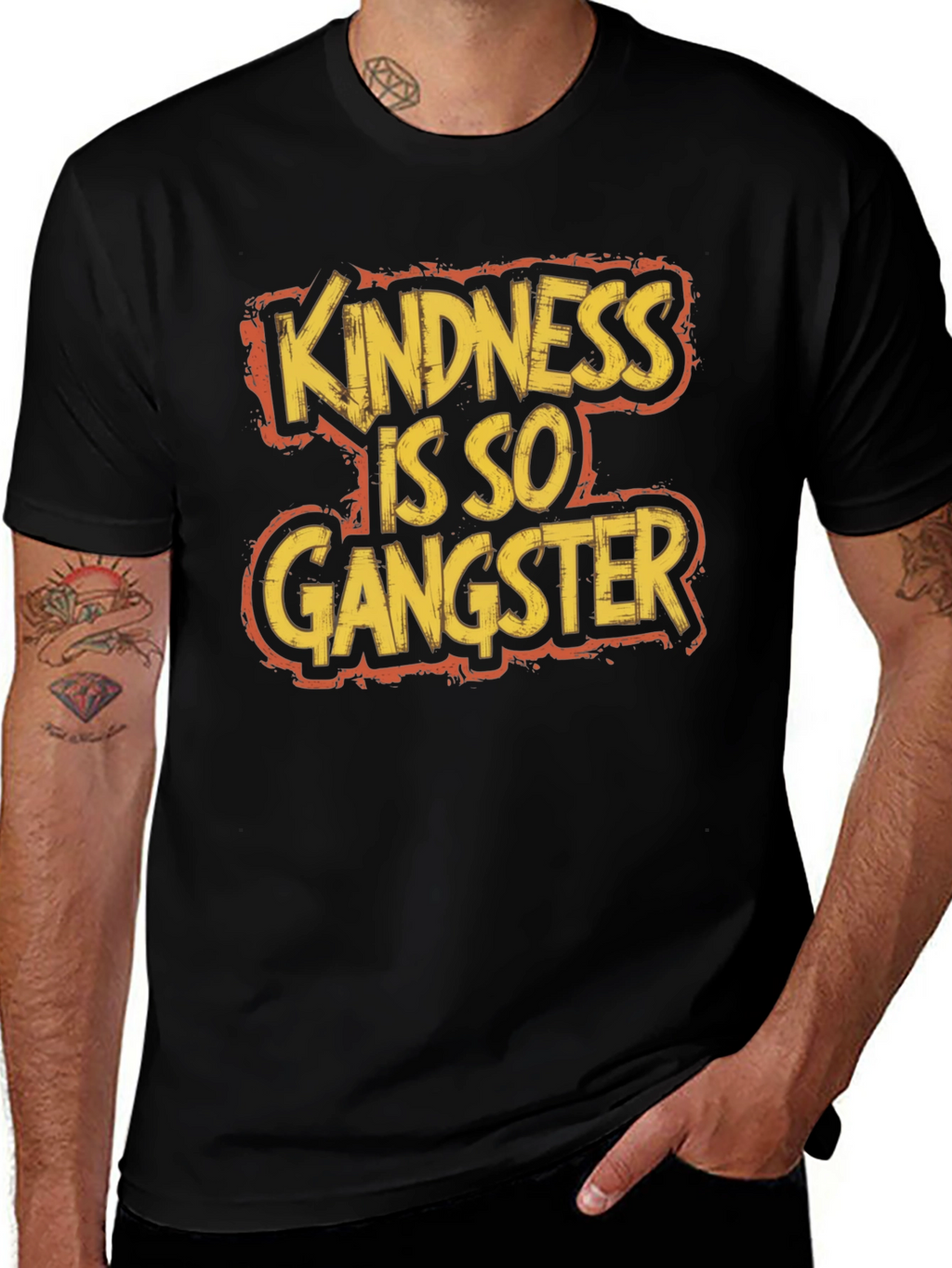 Kindness is So Gangster Graphic T-Shirt