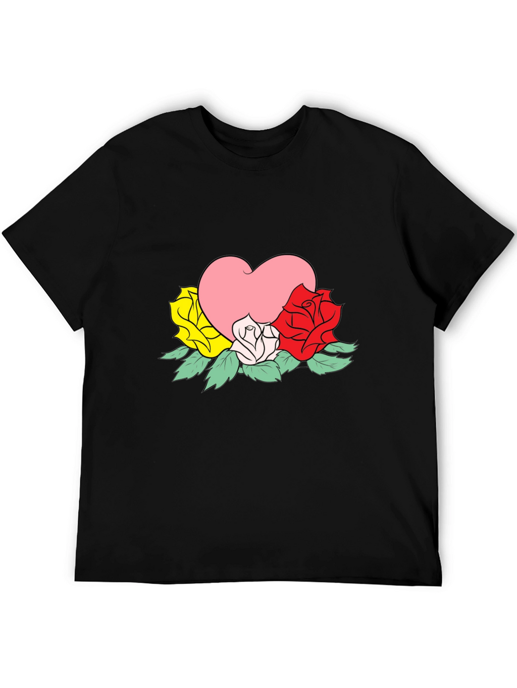Heart & Roses Graphic Tee