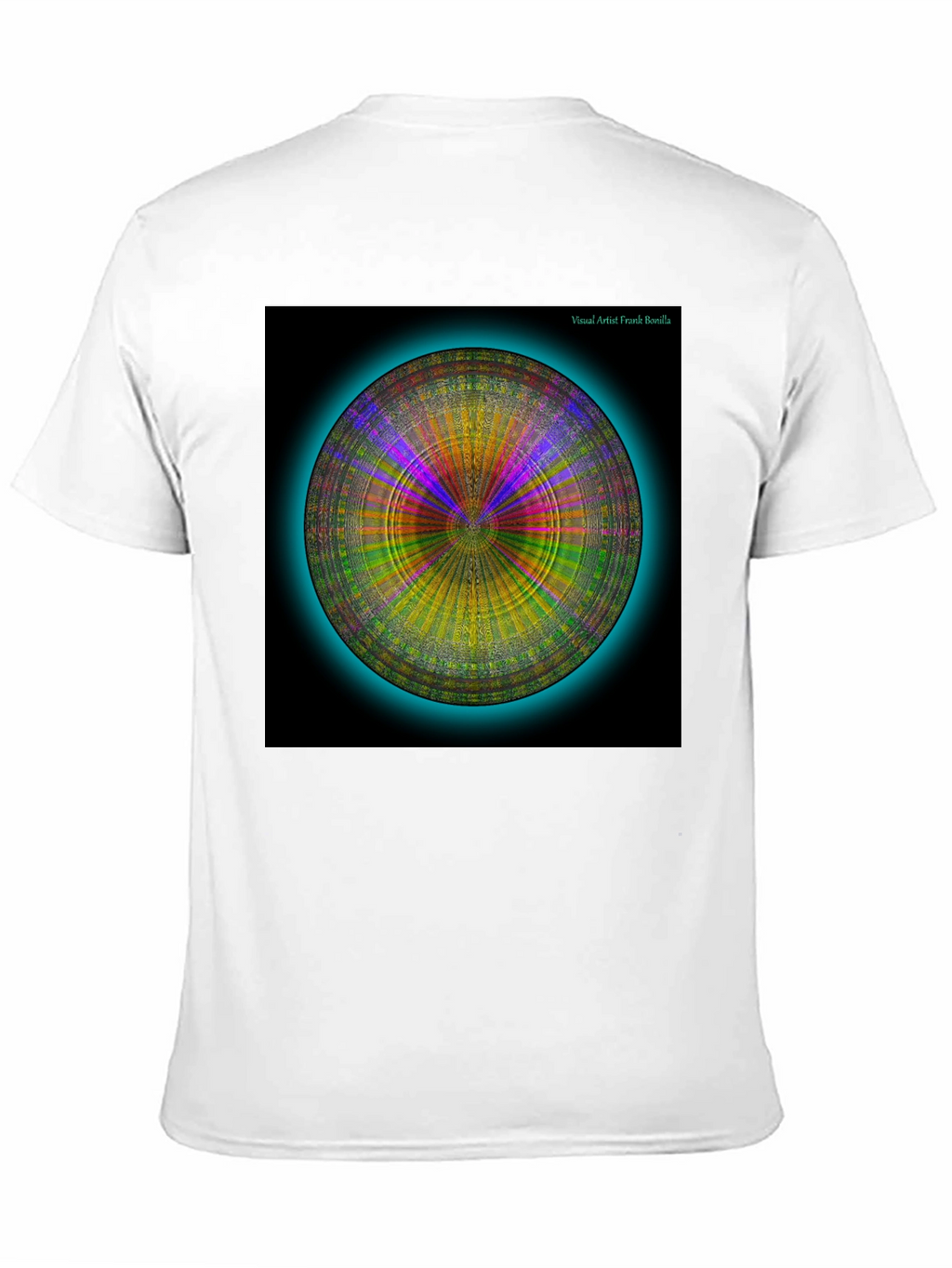 Psychedelic Circle Graphic Tee - Modern Art Shirt