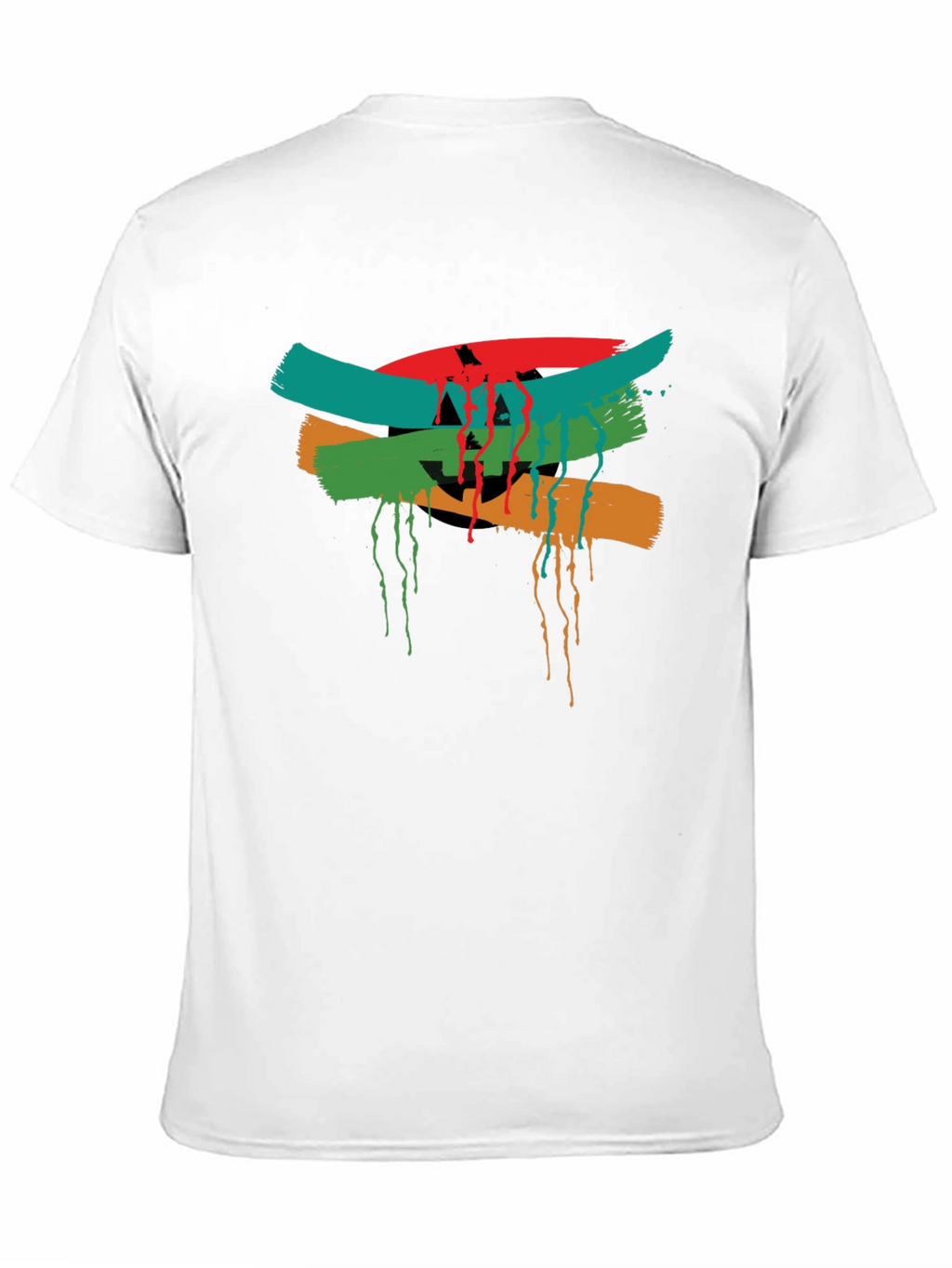 Abstract Graphic Tee - Mens Black T-Shirt
