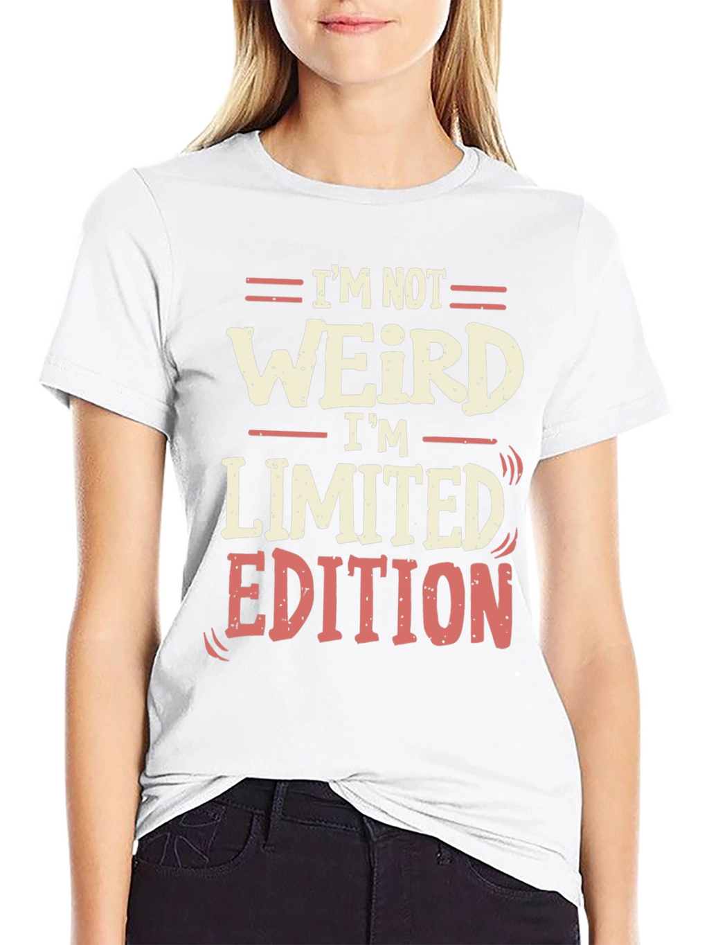Im Not Weird Im Limited Edition Black T-Shirt