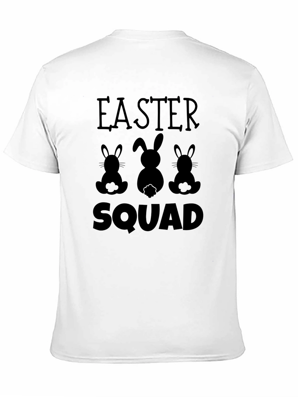Easter Squad Bunny T-Shirt - Black