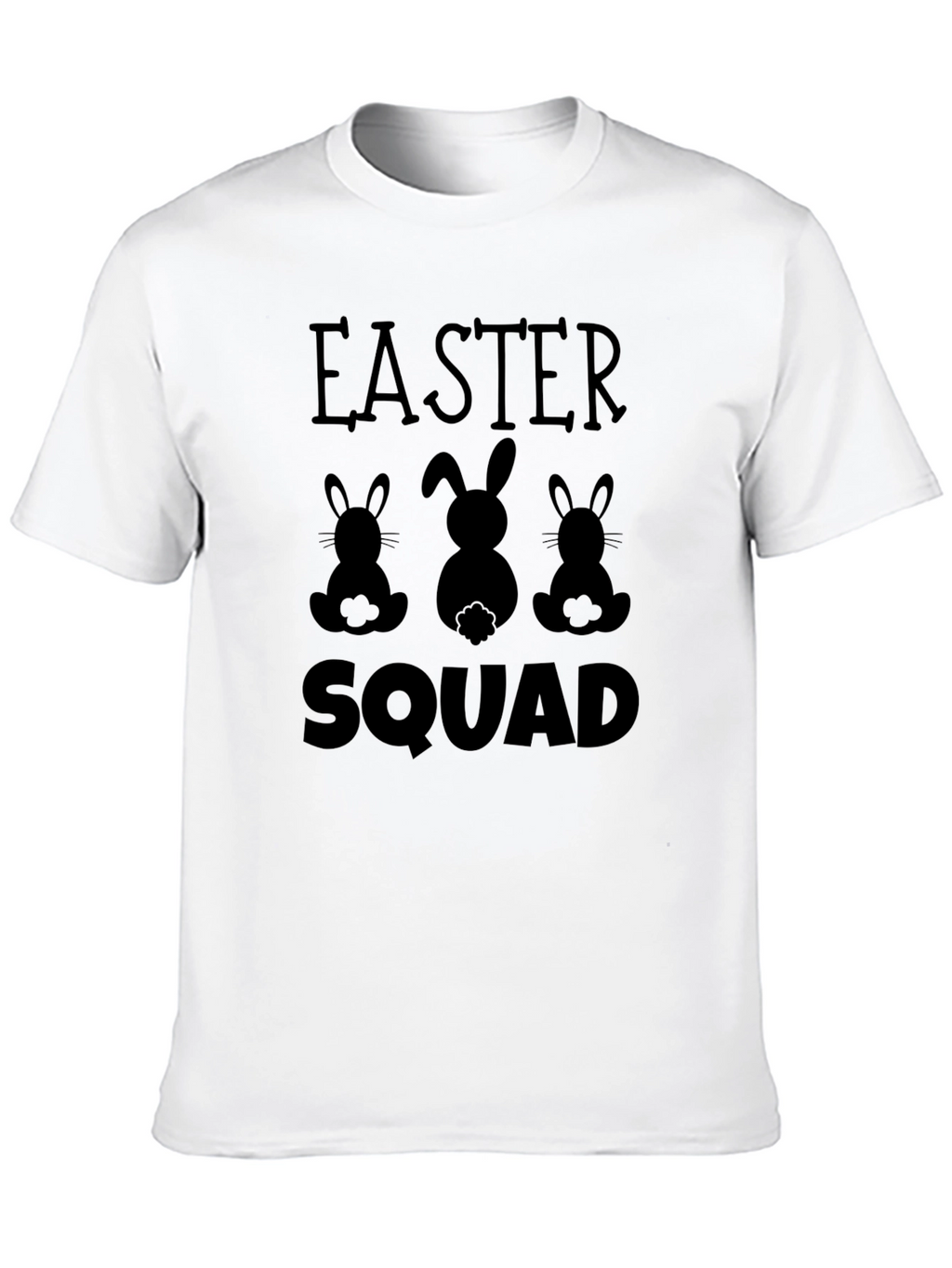 Easter Squad Bunny T-Shirt - Black