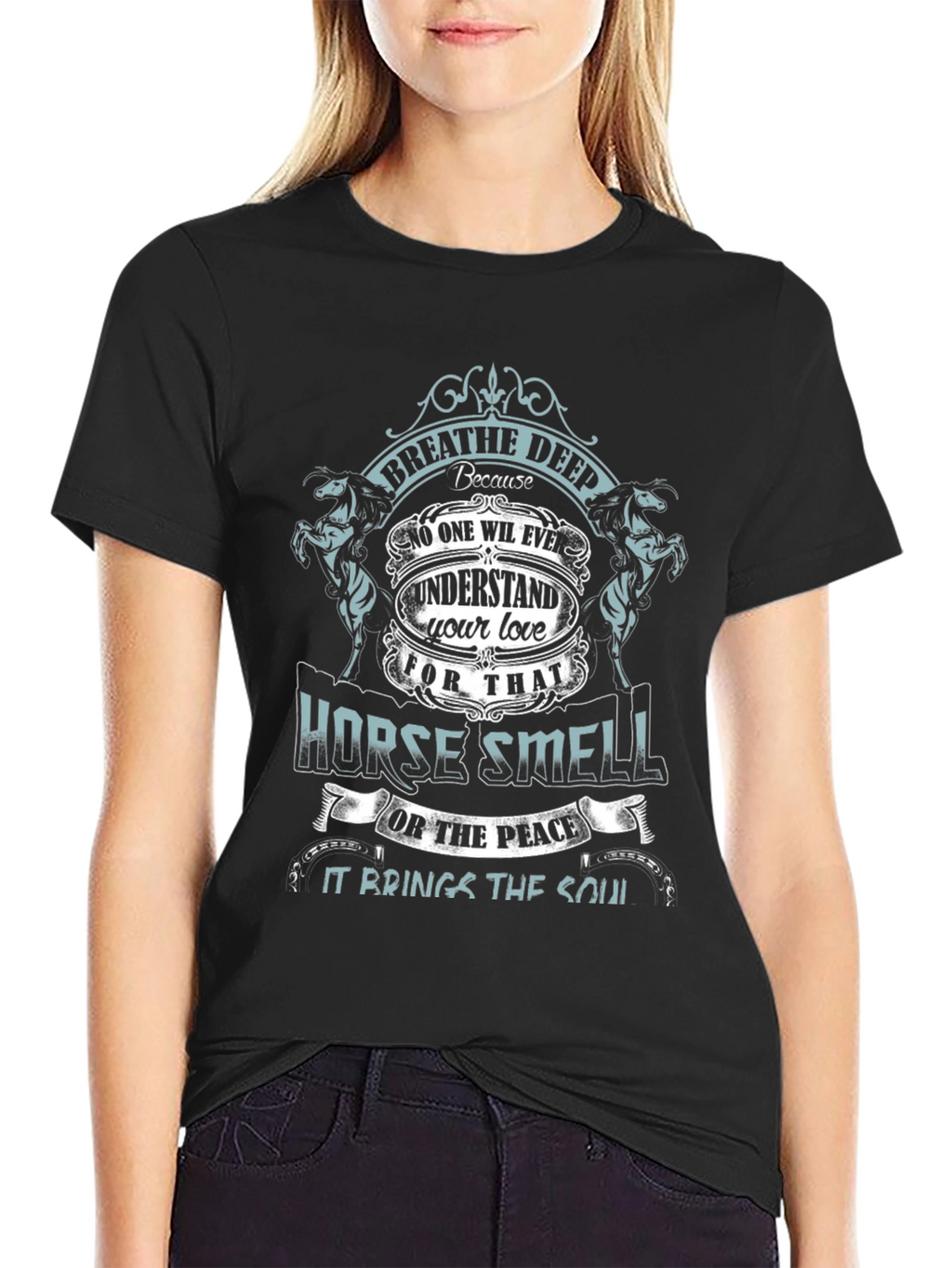 Breathe Deep Horse Smell Graphic Tee