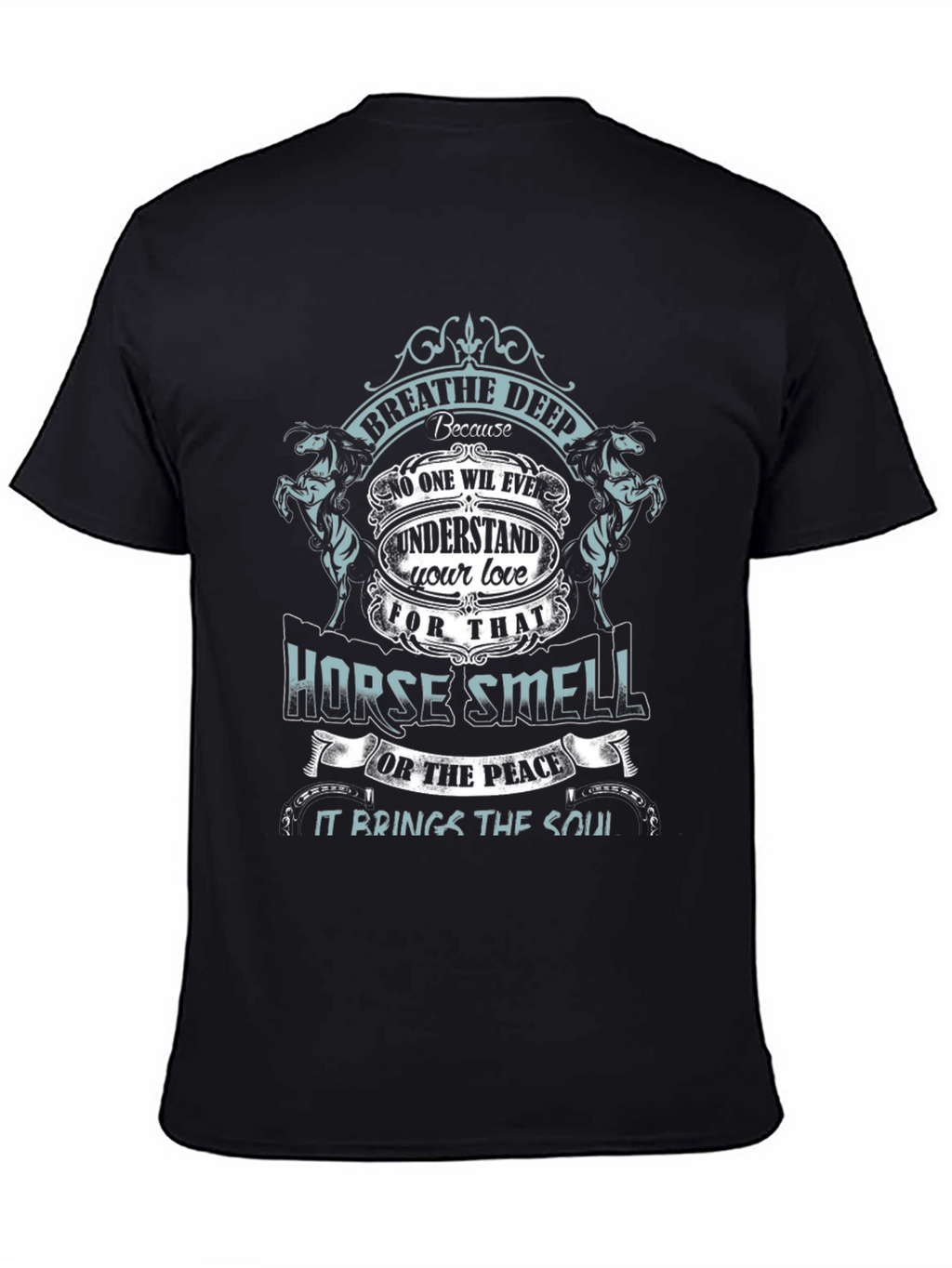 Breathe Deep Horse Smell Graphic Tee