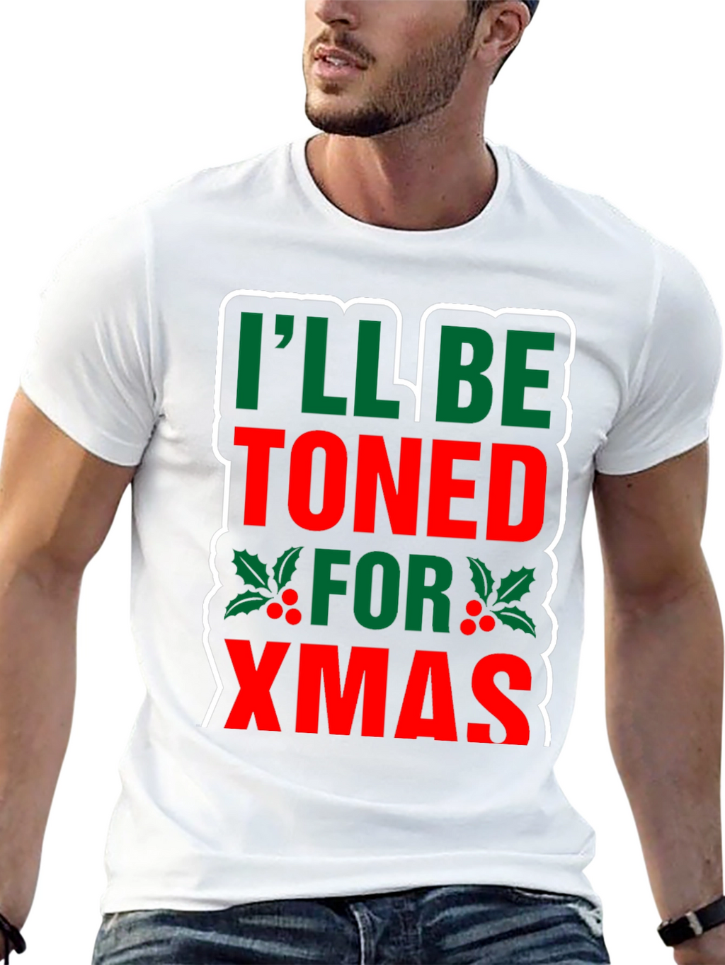 Funny Christmas Workout T-Shirt