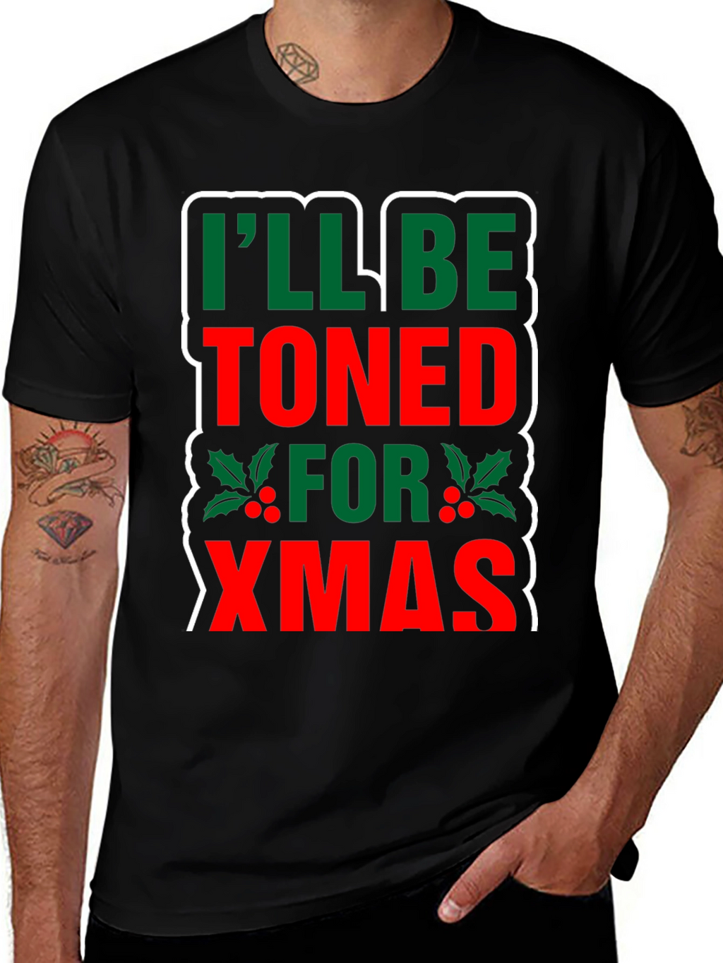 Funny Christmas Workout T-Shirt