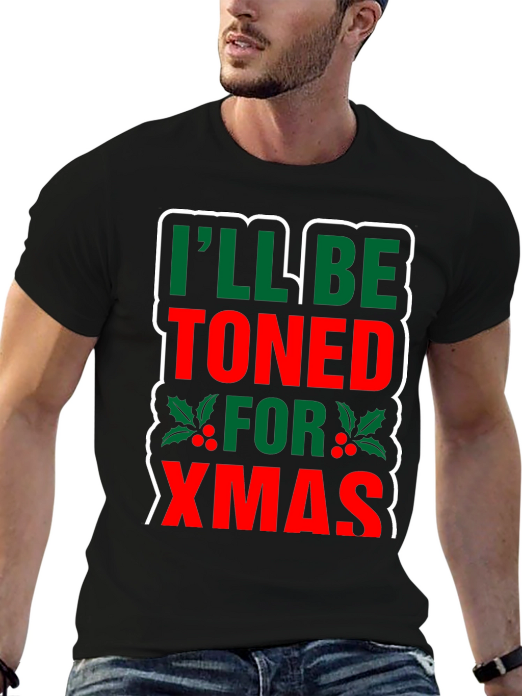 Funny Christmas Workout T-Shirt