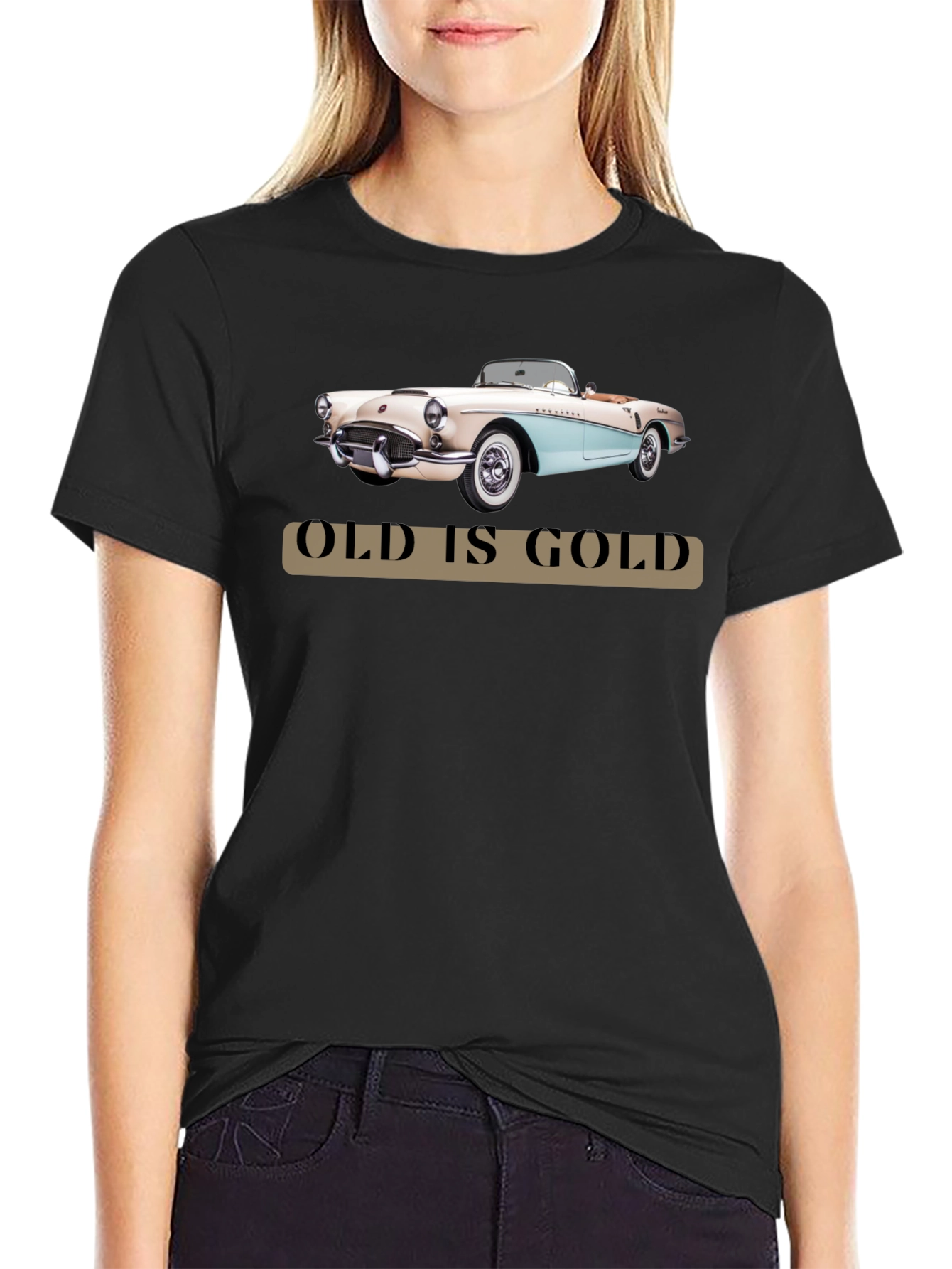 Old is Gold Classic Car T-Shirt