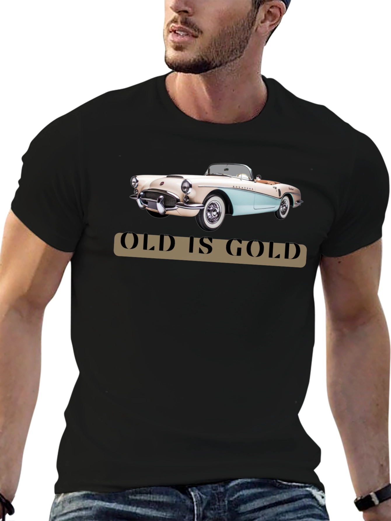 Old is Gold Classic Car T-Shirt