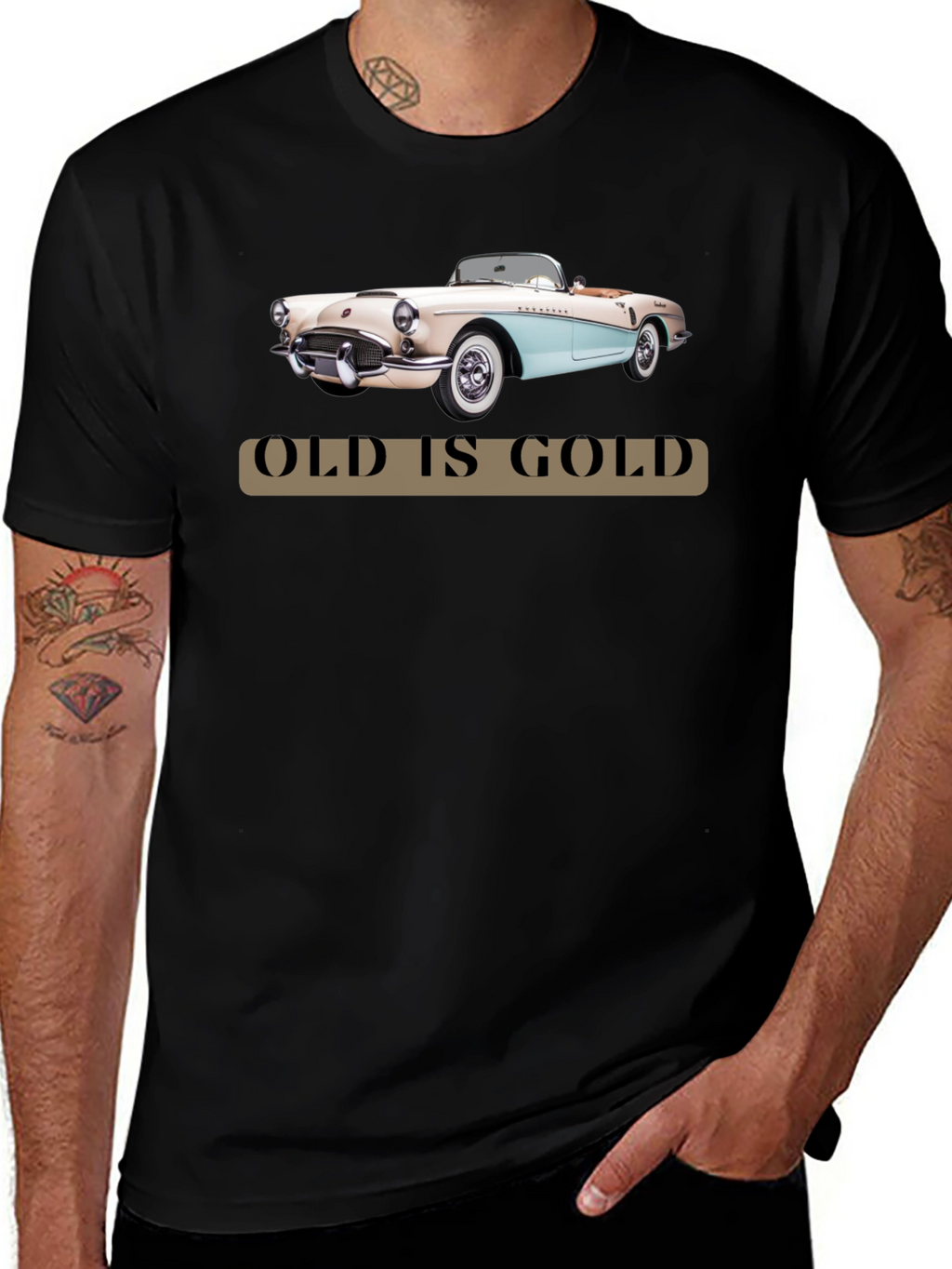 Old is Gold Classic Car T-Shirt