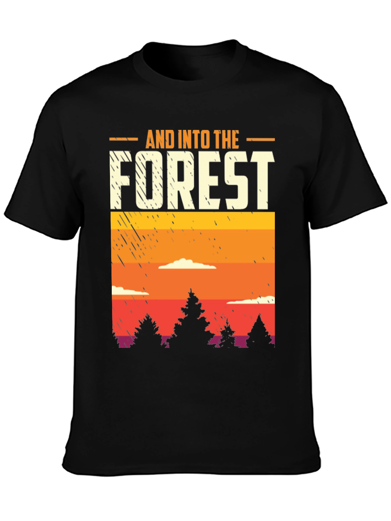 Into the Forest Graphic Tee - Nature Adventure Shirt