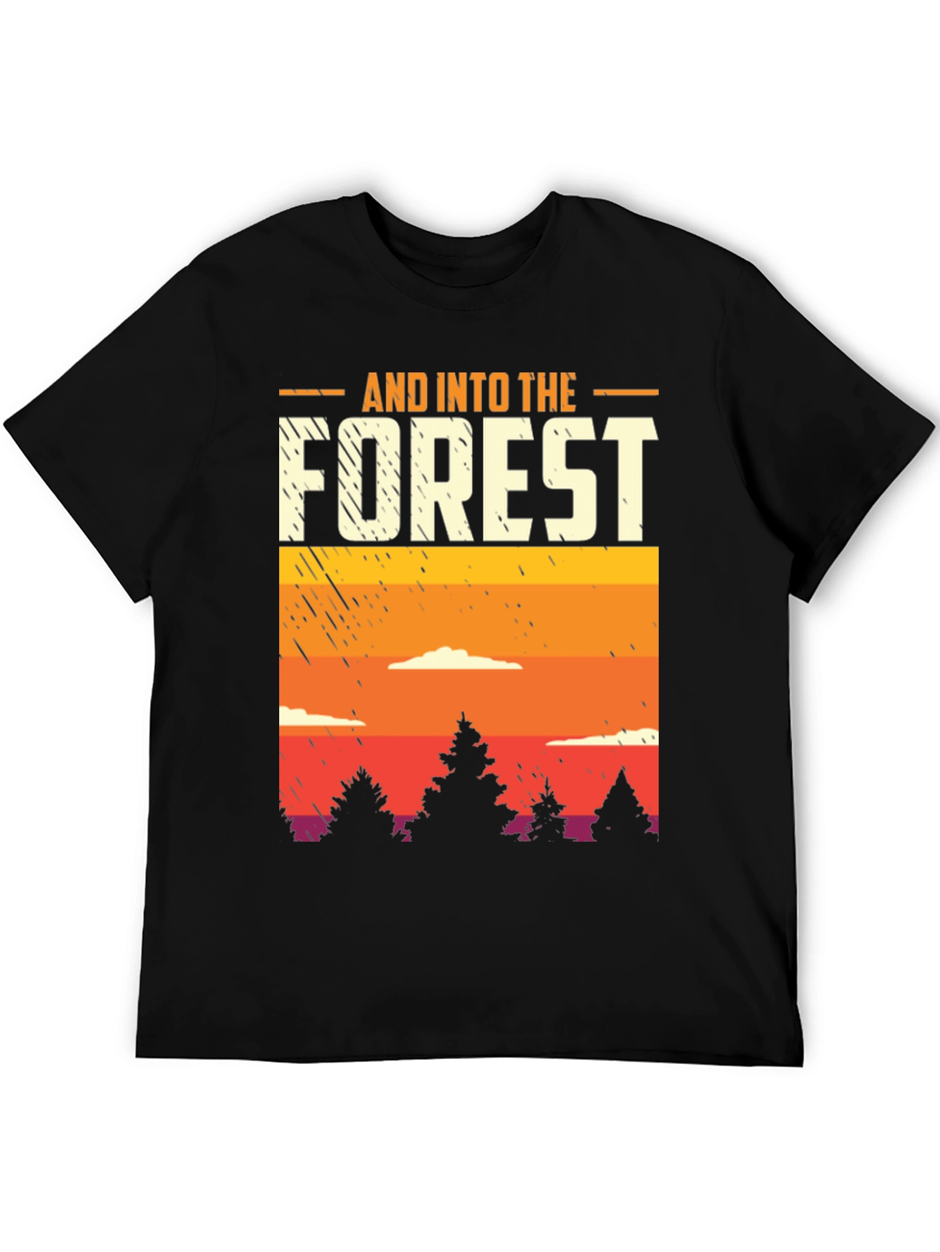 Into the Forest Graphic Tee - Nature Adventure Shirt